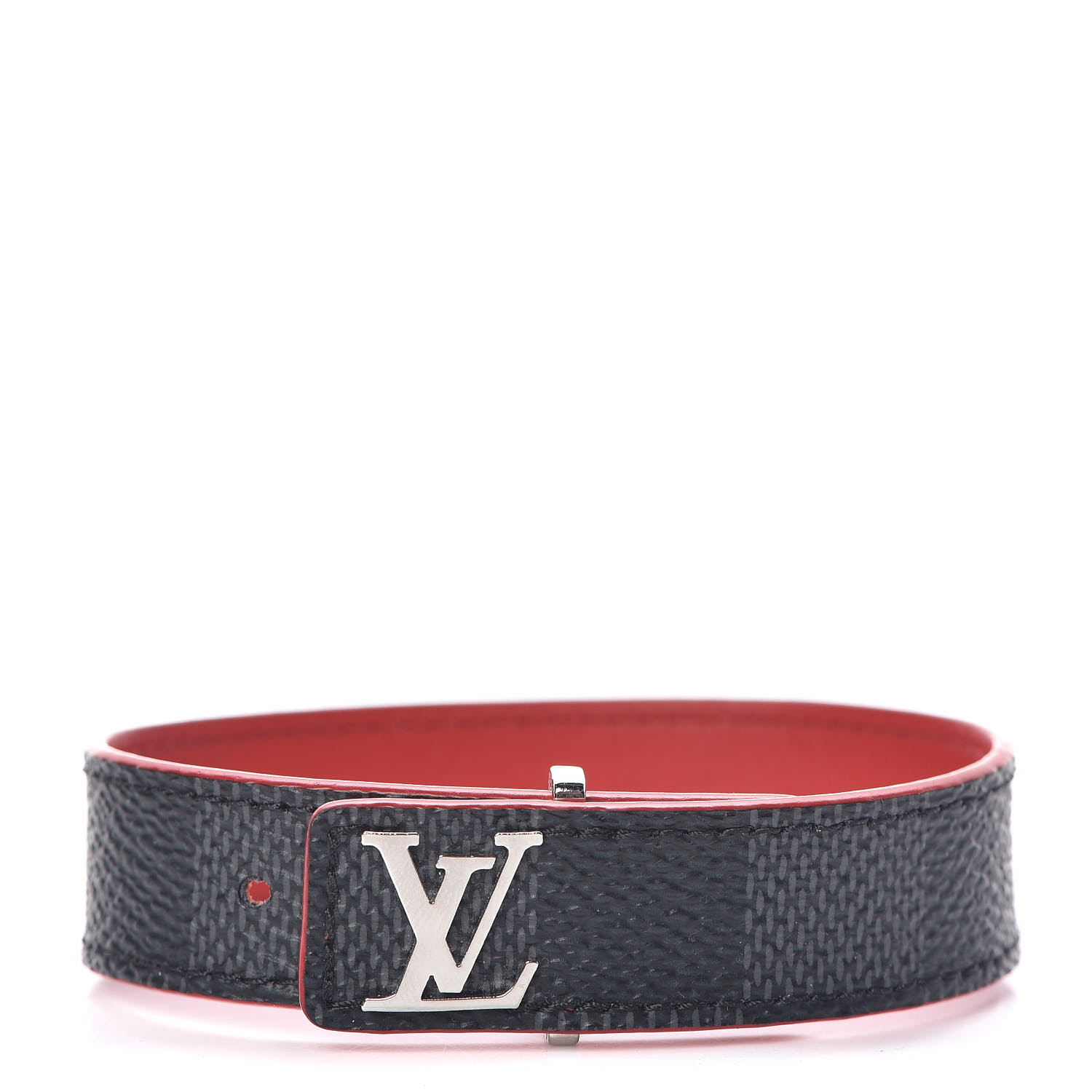 LOUIS VUITTON Damier Graphite LV Slim Bracelet 21 422049