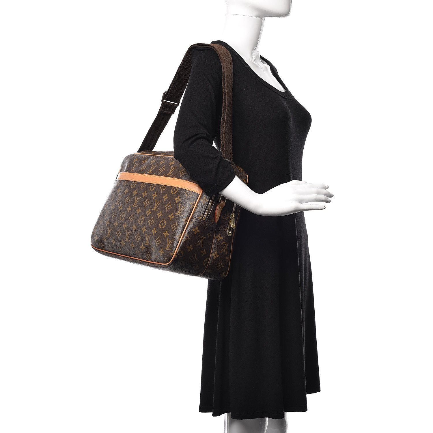 LOUIS VUITTON Monogram Reporter GM 414138 | FASHIONPHILE