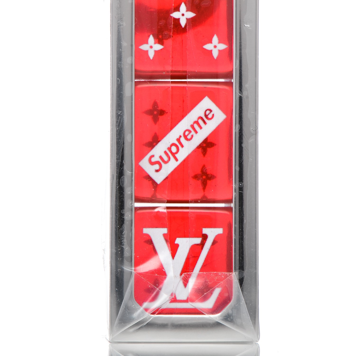Buy LOUIS VUITTON Tide brand fashion supreme joint model dice keychain bag  decoration ｜Keychain-Fordeal