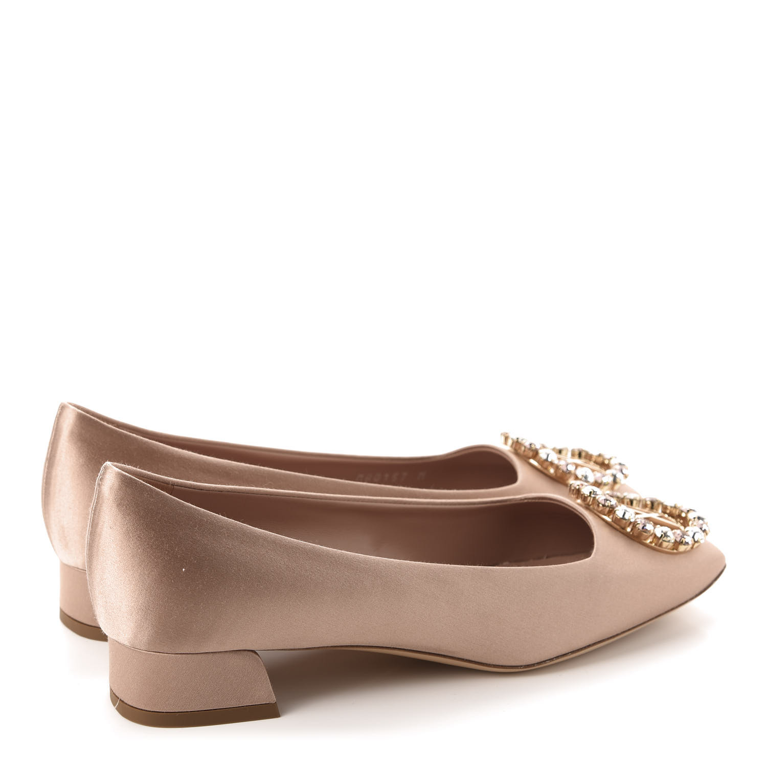 LOUIS VUITTON Satin Madeleine Pumps 38.5 Blush 650351 | FASHIONPHILE