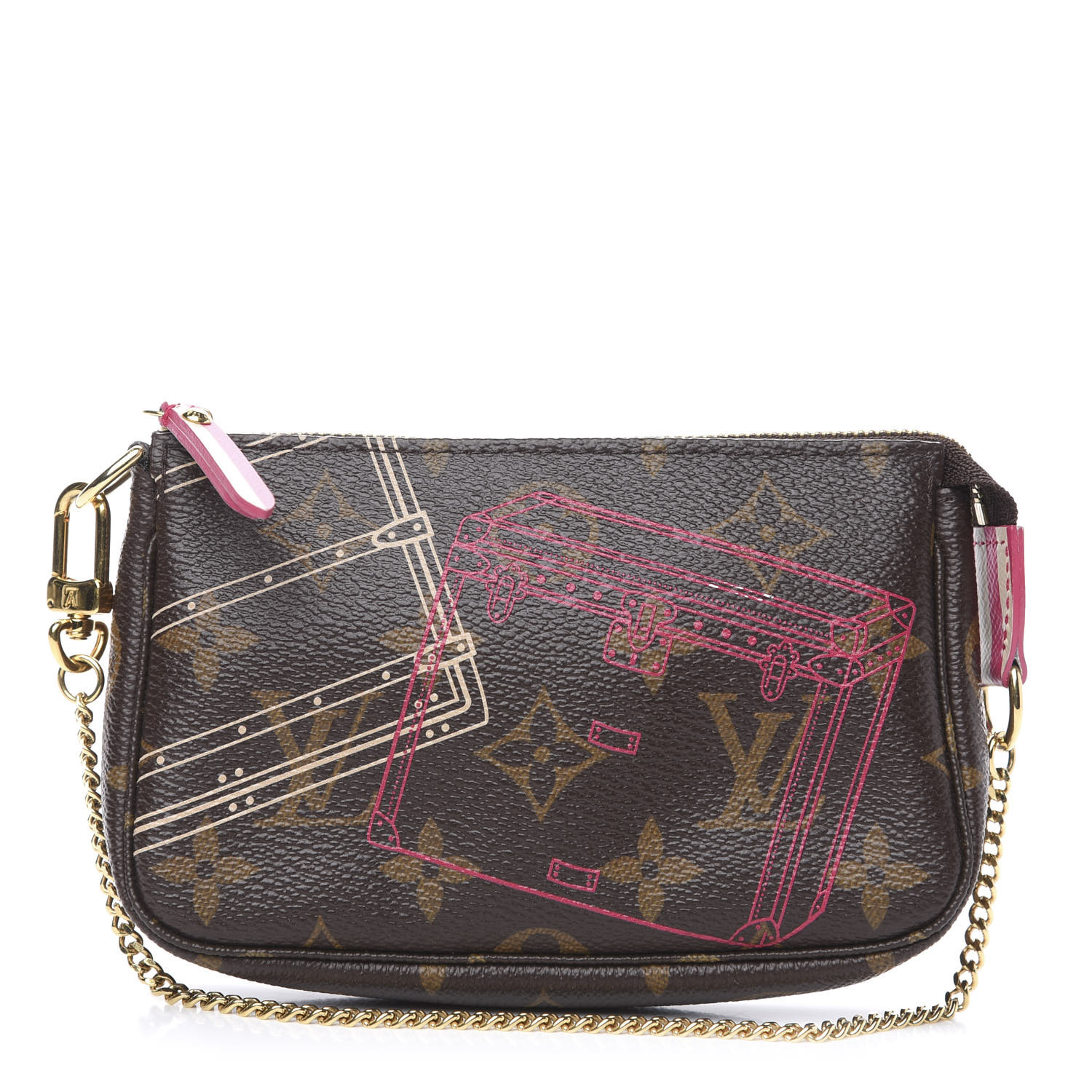 LOUIS VUITTON Monogram 2014 Christmas Animation Mini Pochette ...