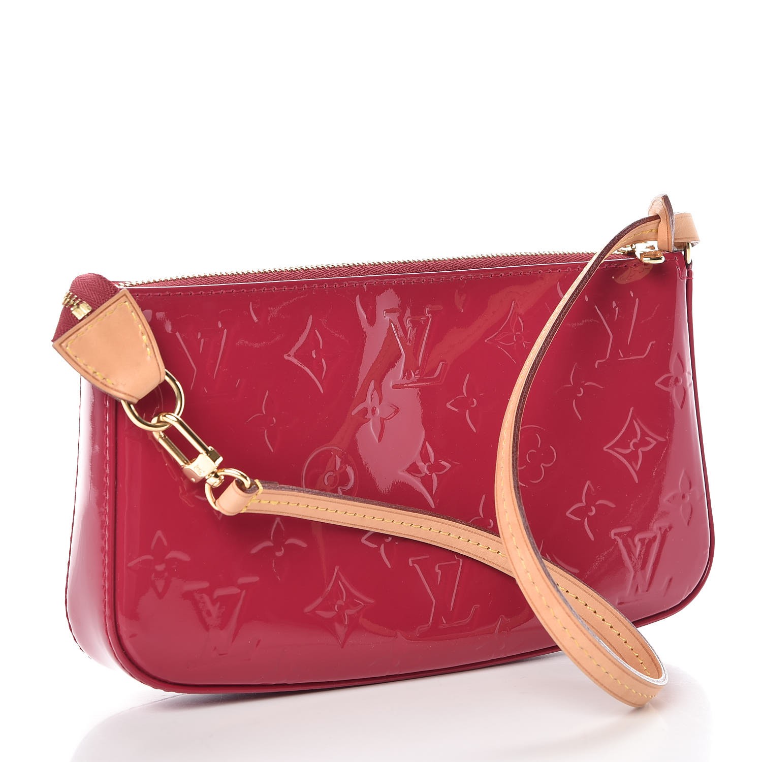 LOUIS VUITTON Vernis Pochette Accessories NM Amarante | FASHIONPHILE