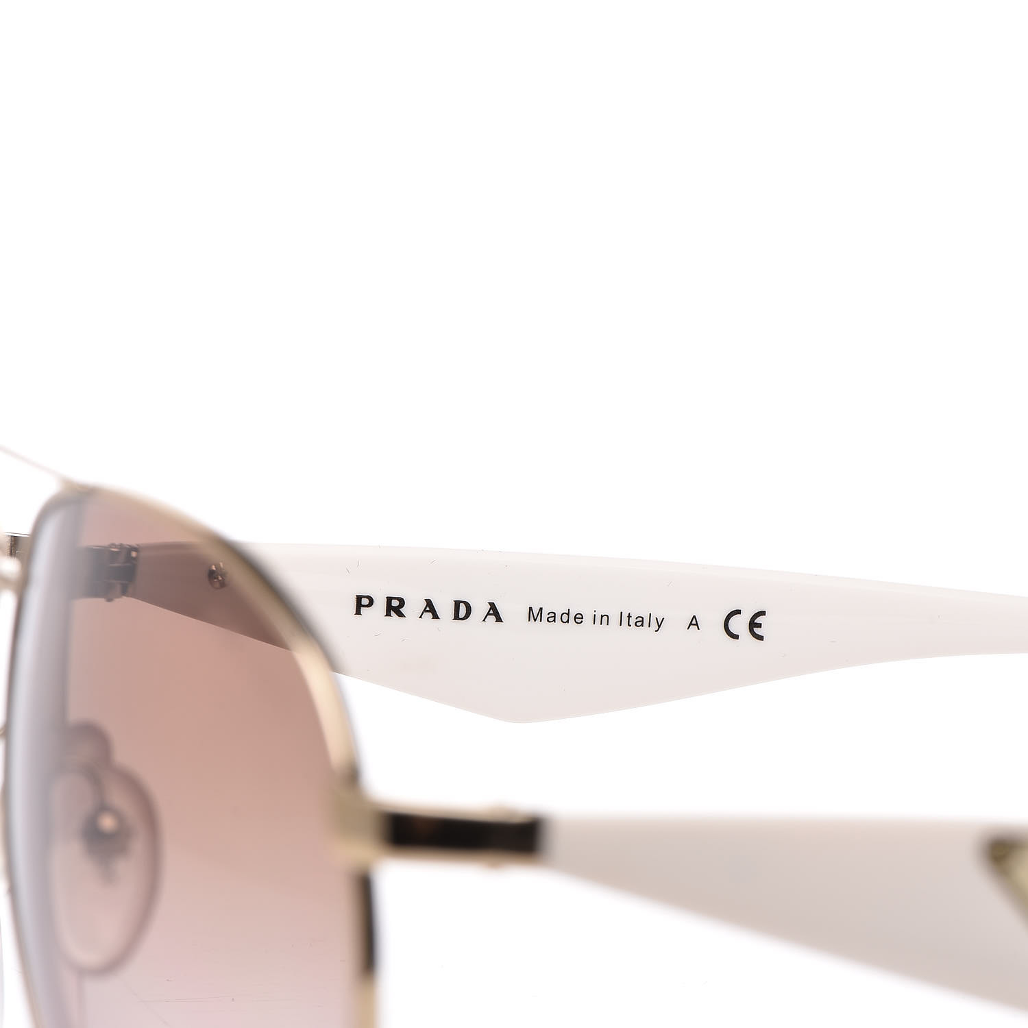 Prada Aviator Sunglasses Spr 53q White 401738