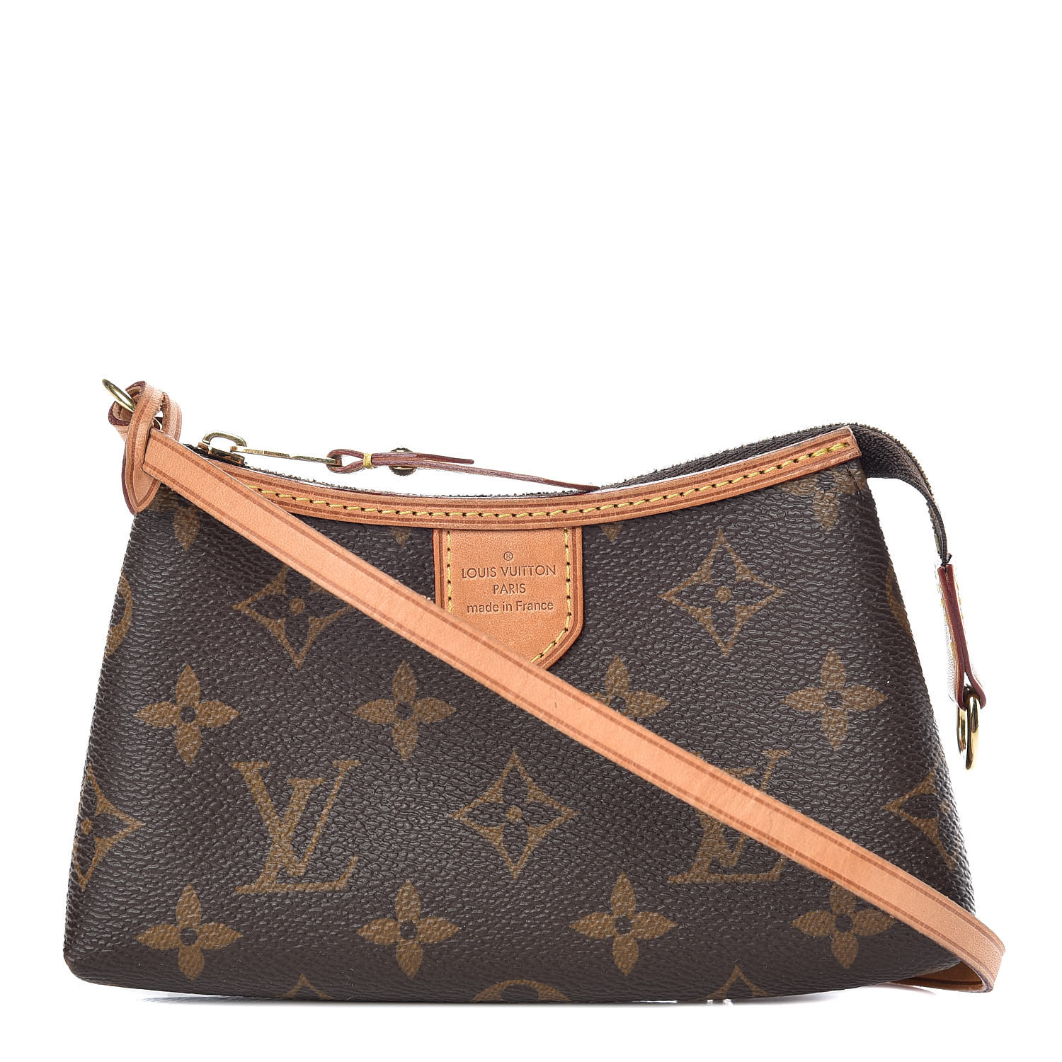 Auth Louis Vuitton Monogram Mini Pochette Delightful Pouch M40309 Used