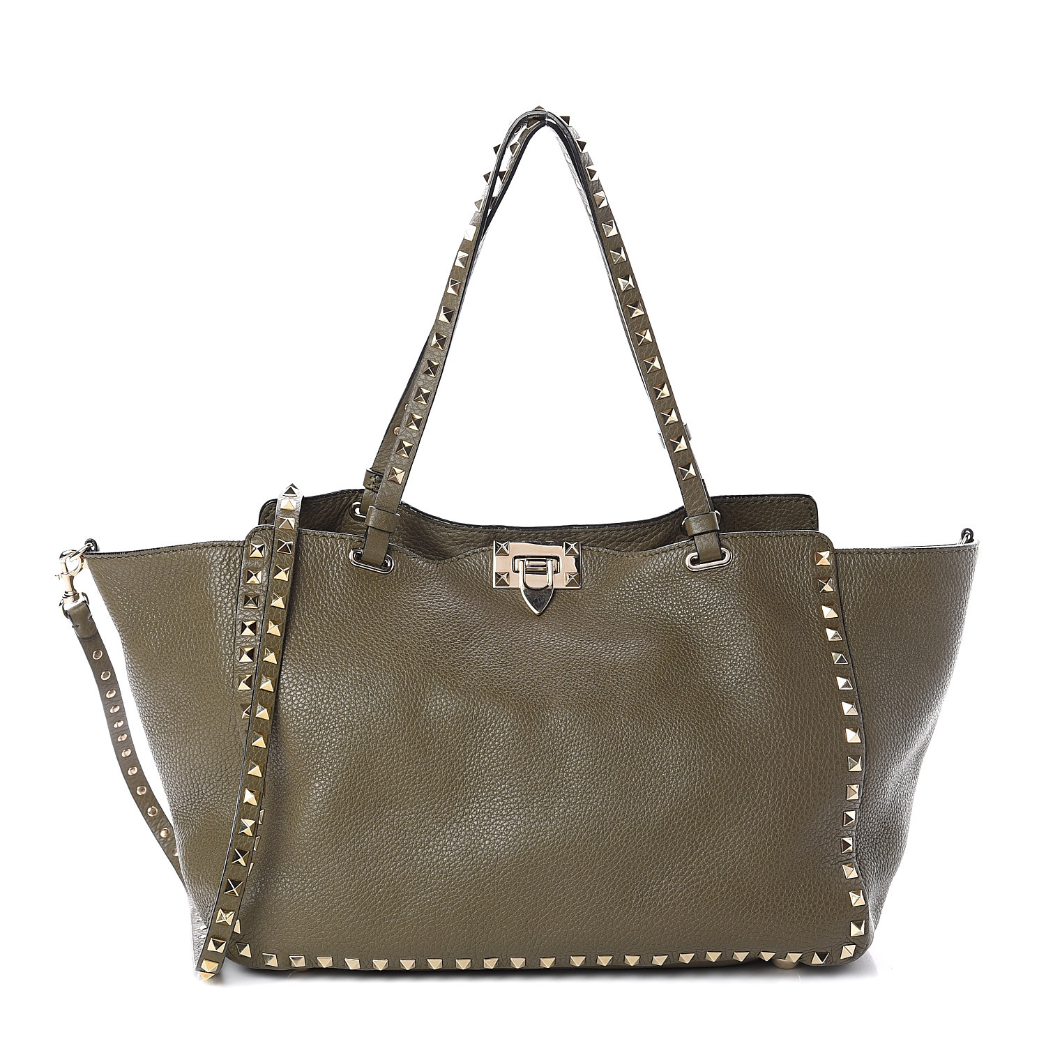 valentino gold rockstud bag