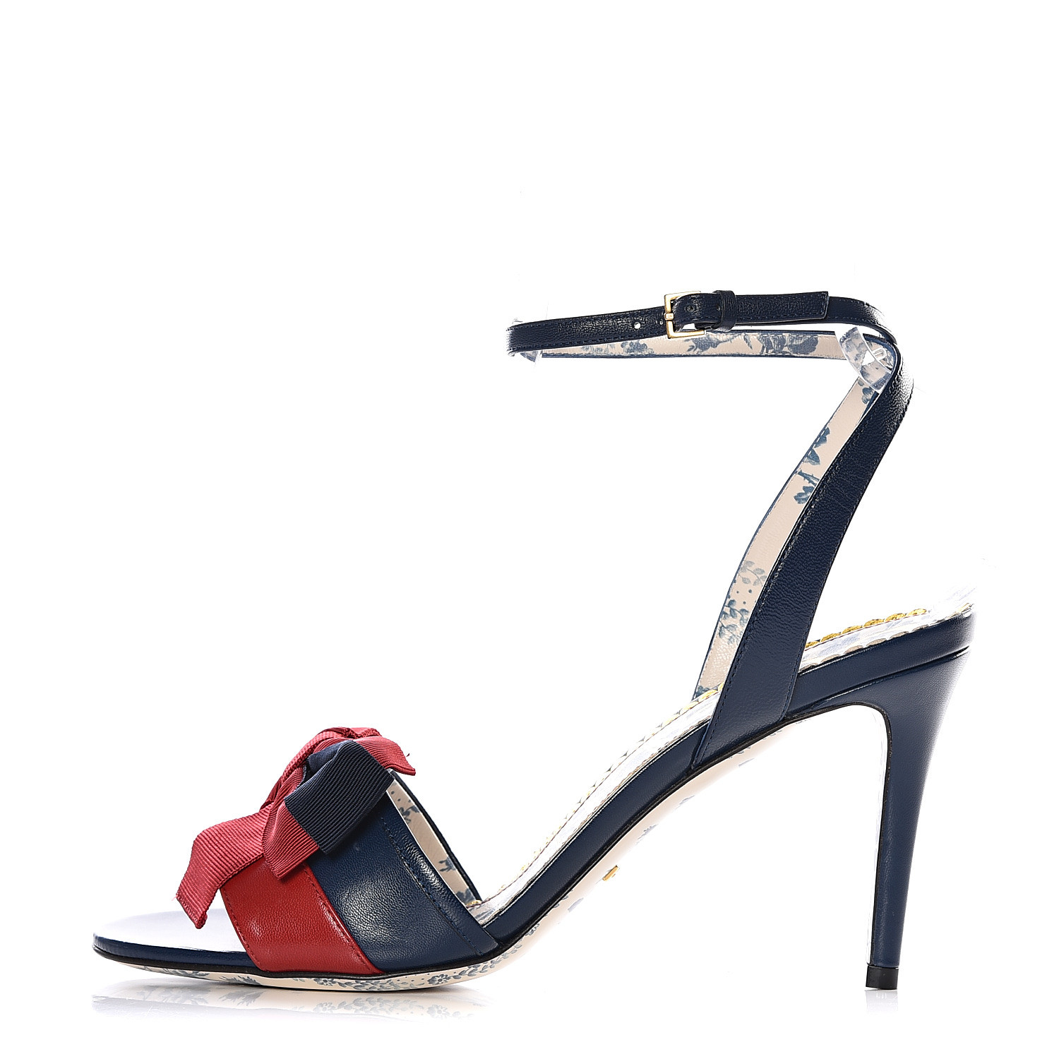 navy heeled sandals