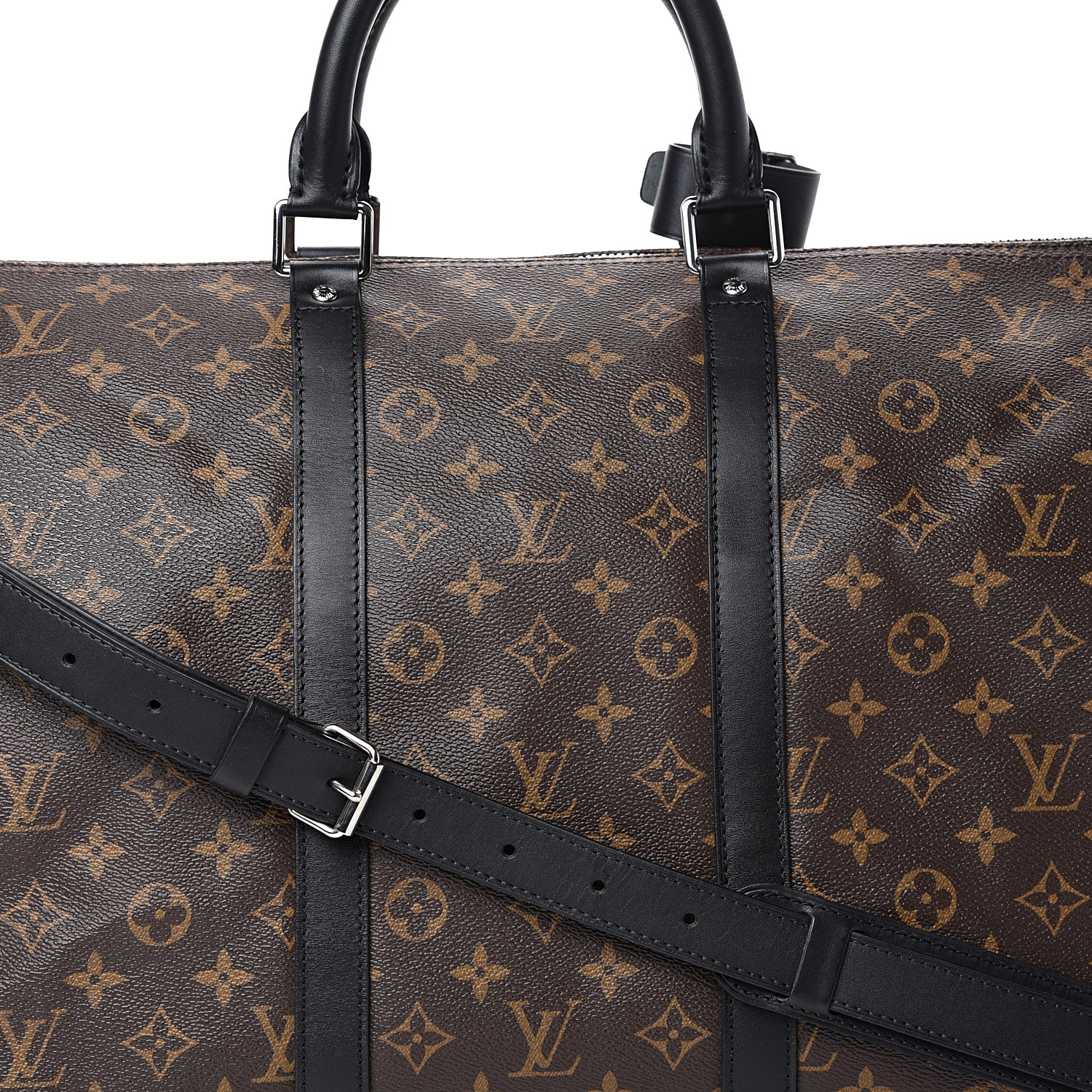 louis vuitton monogram macassar keepall bandouliere 55