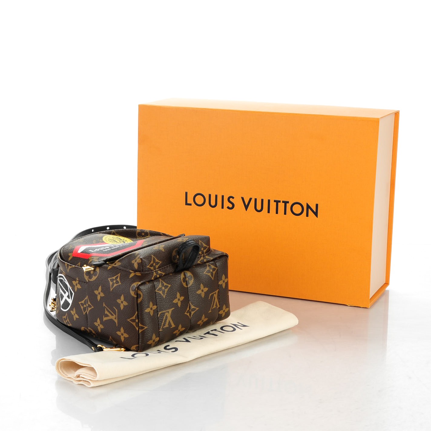 Louis Vuitton Palm Spring Mini World Tour Brown Leather ref.28527