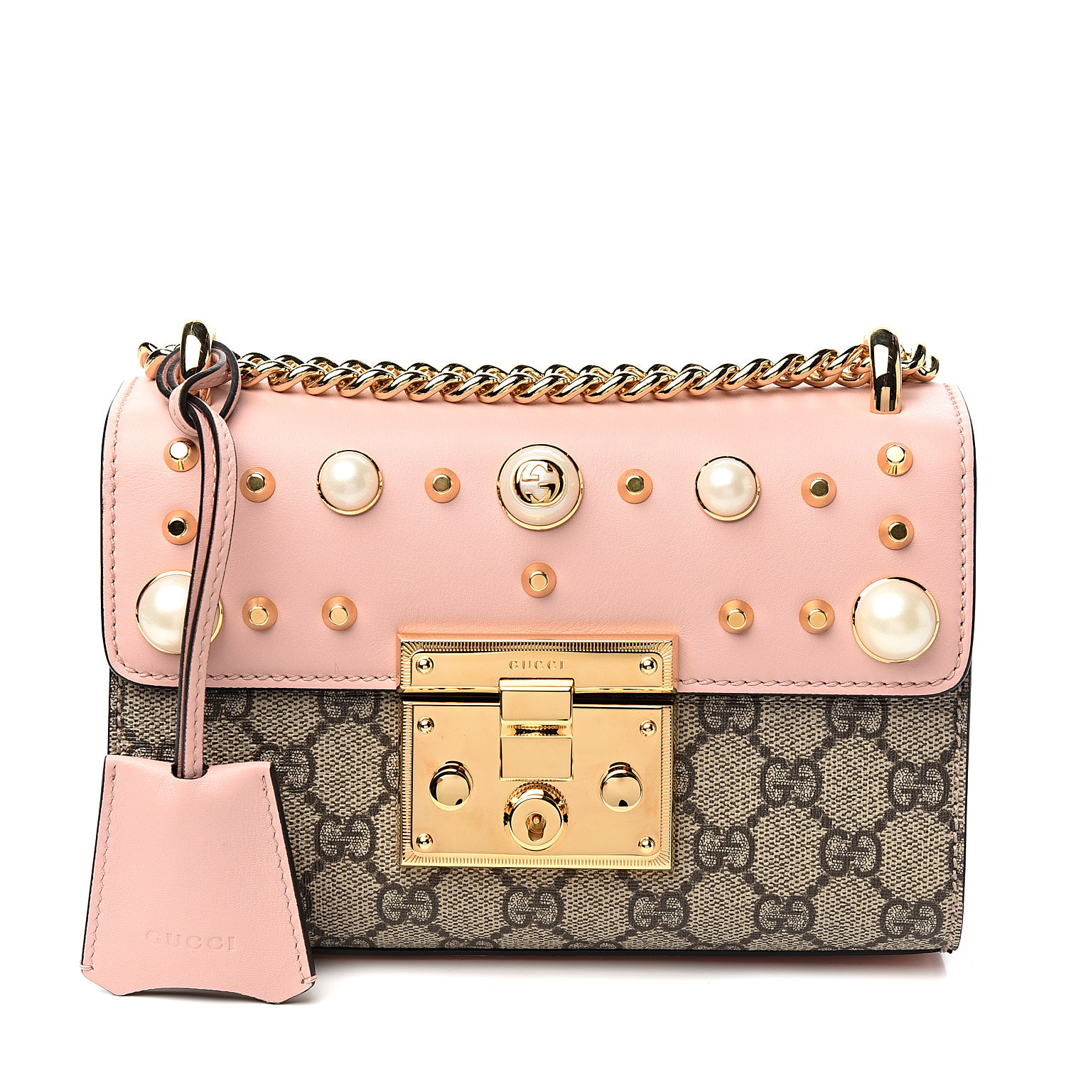 gucci padlock pink