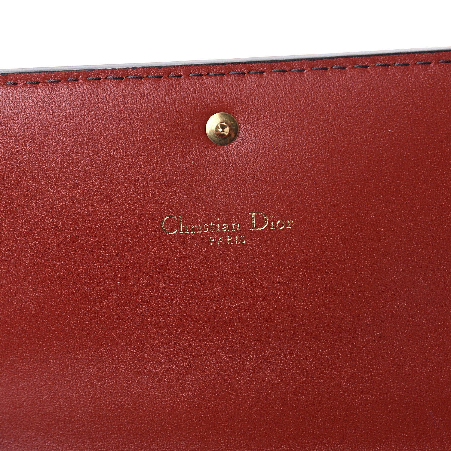 red dior wallet