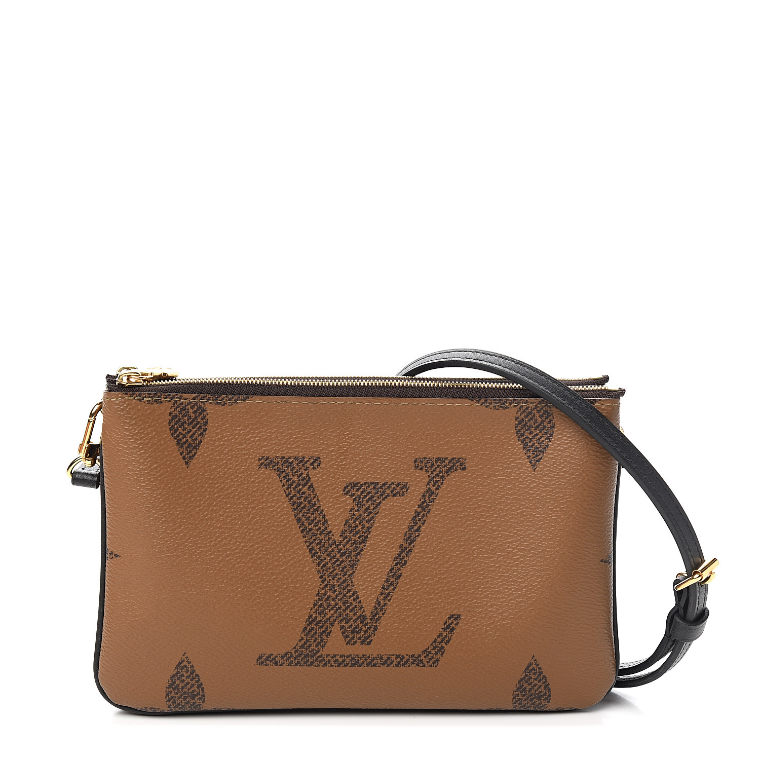 LOUIS VUITTON Reverse Monogram Giant Double Zip Pochette 558641