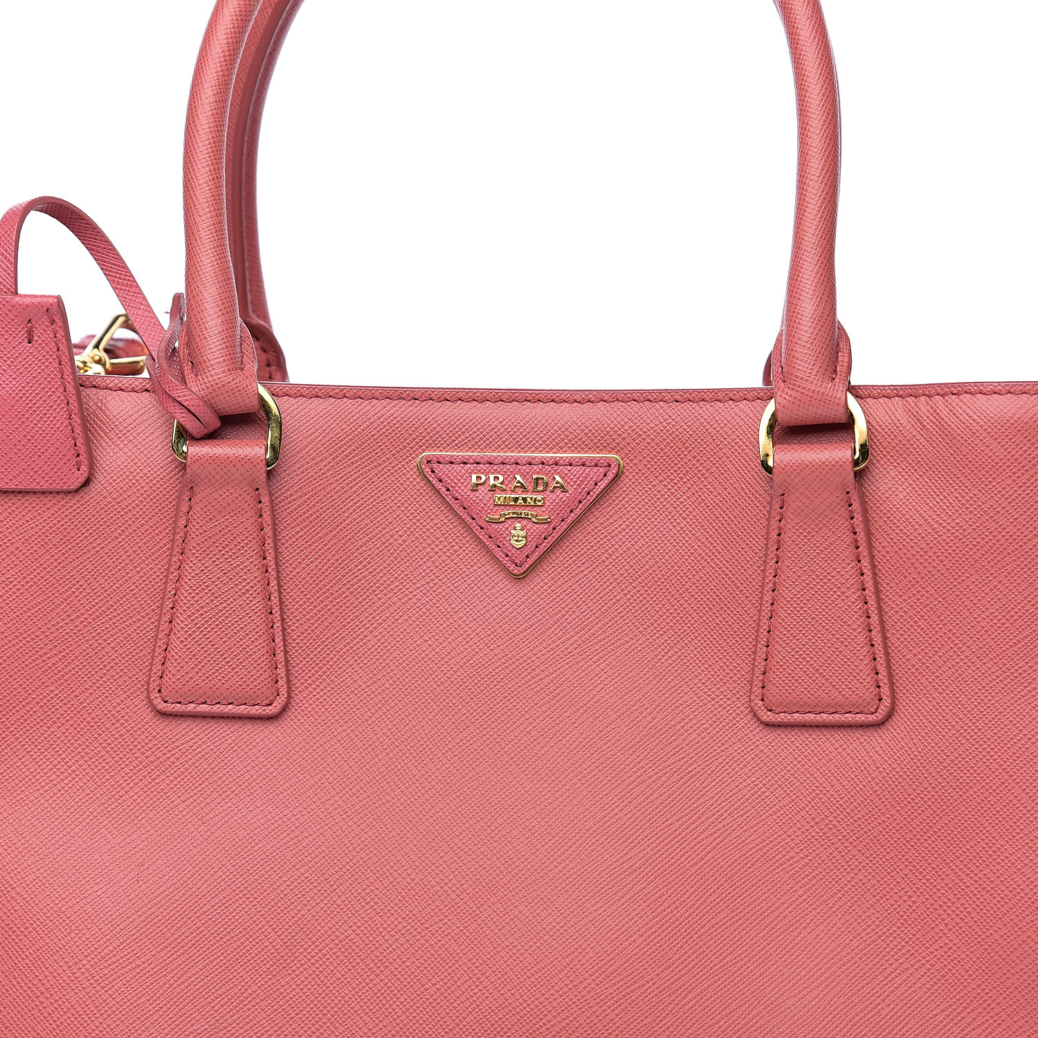 prada saffiano bag pink