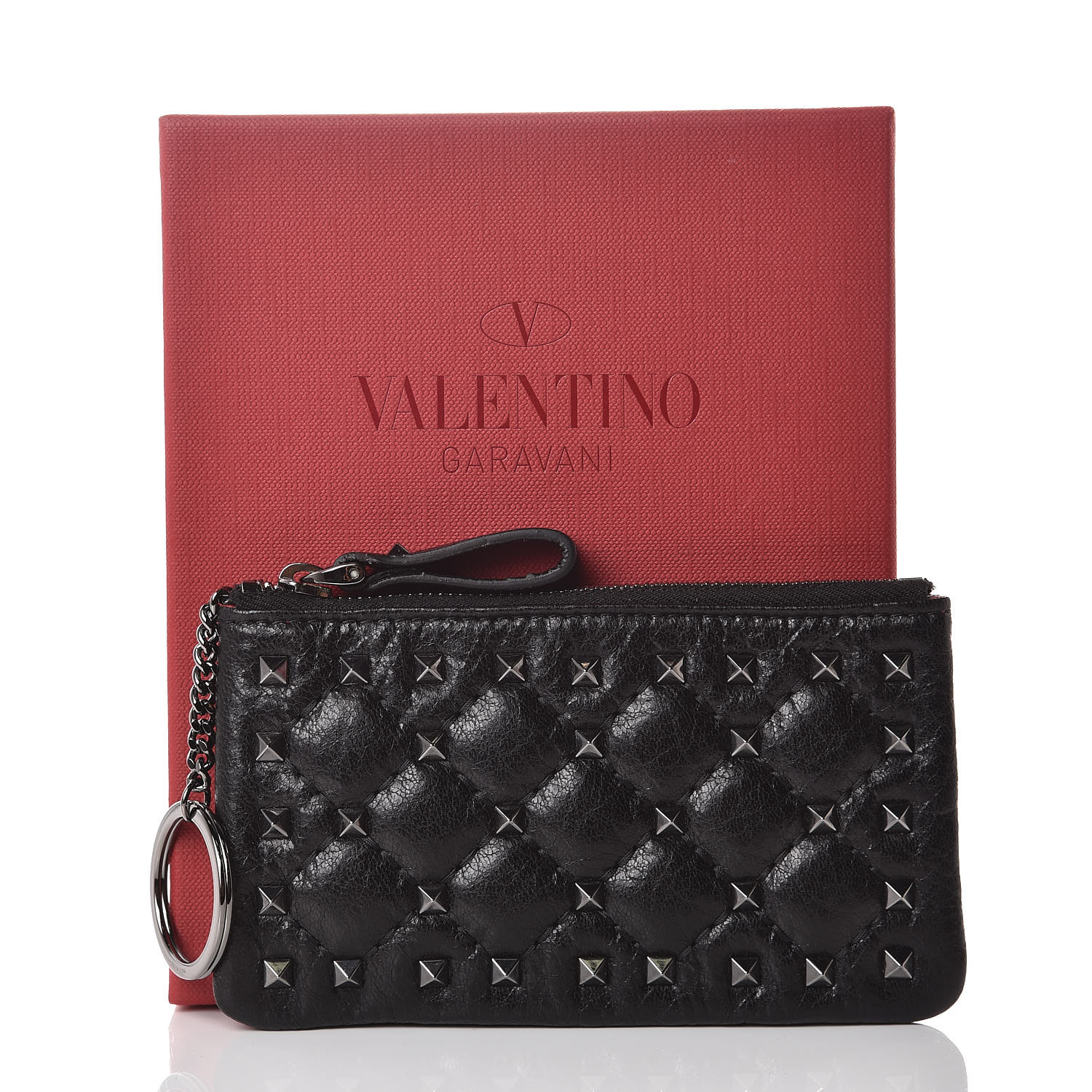 valentino keychain wallet