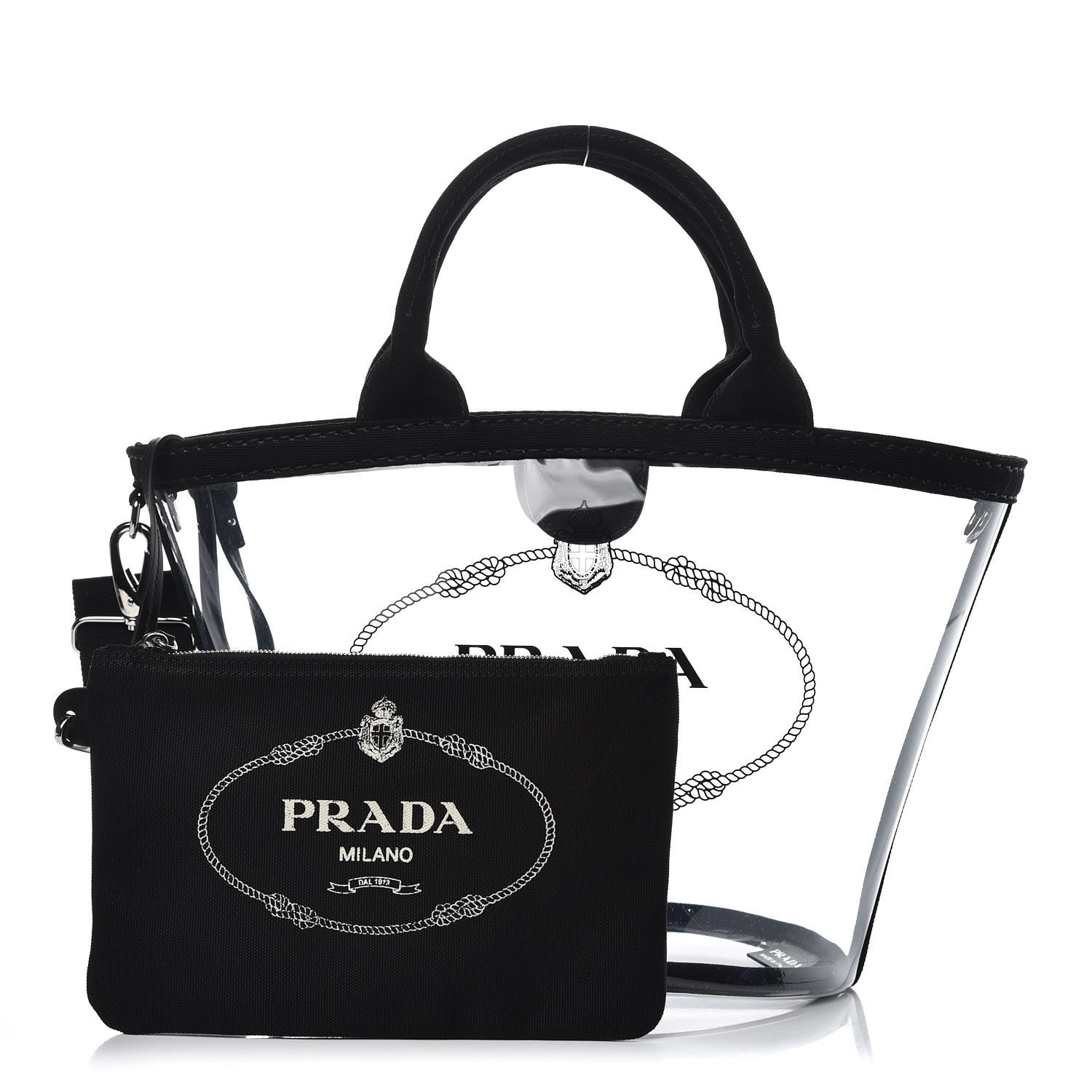 prada transparent tote