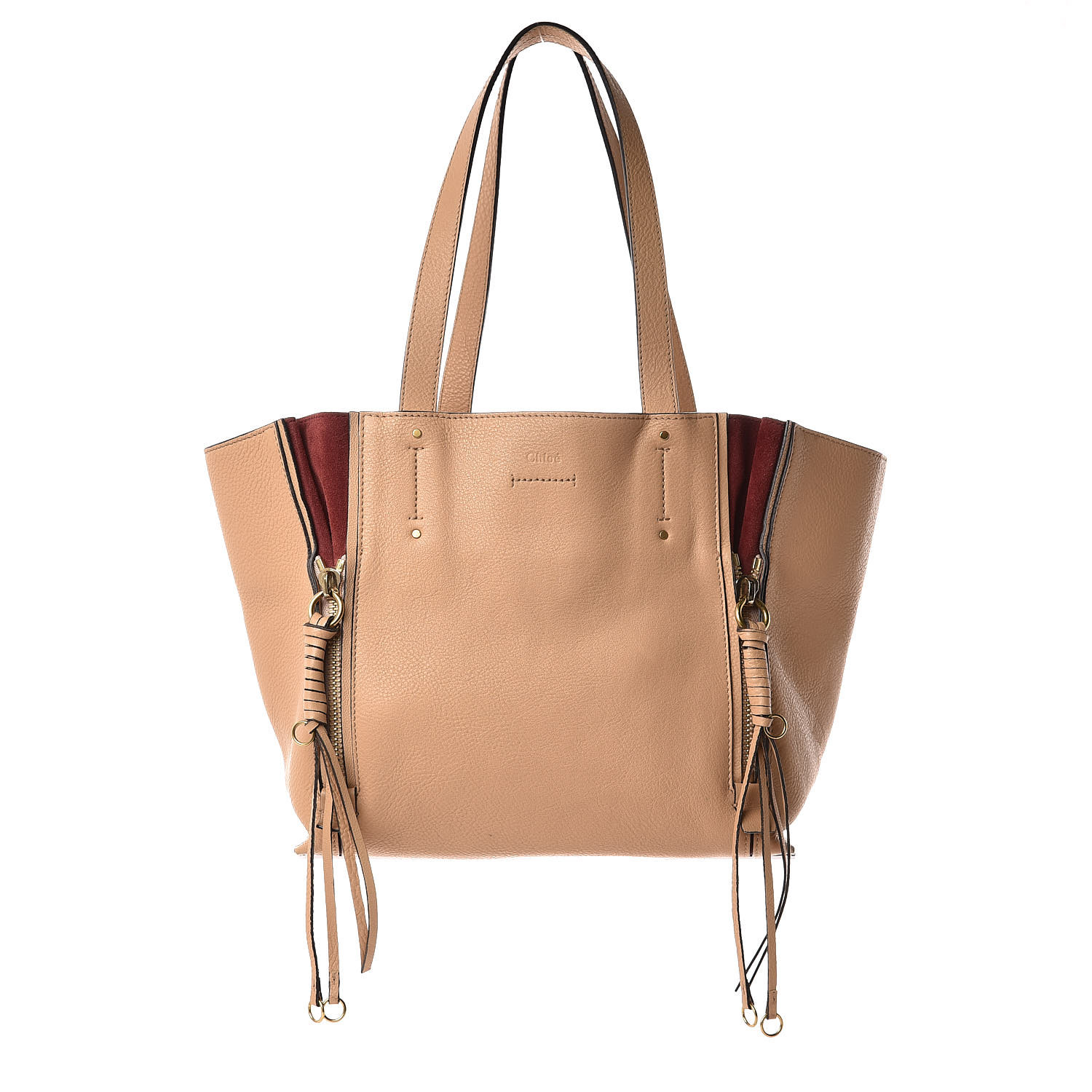 medium milo calfskin leather tote