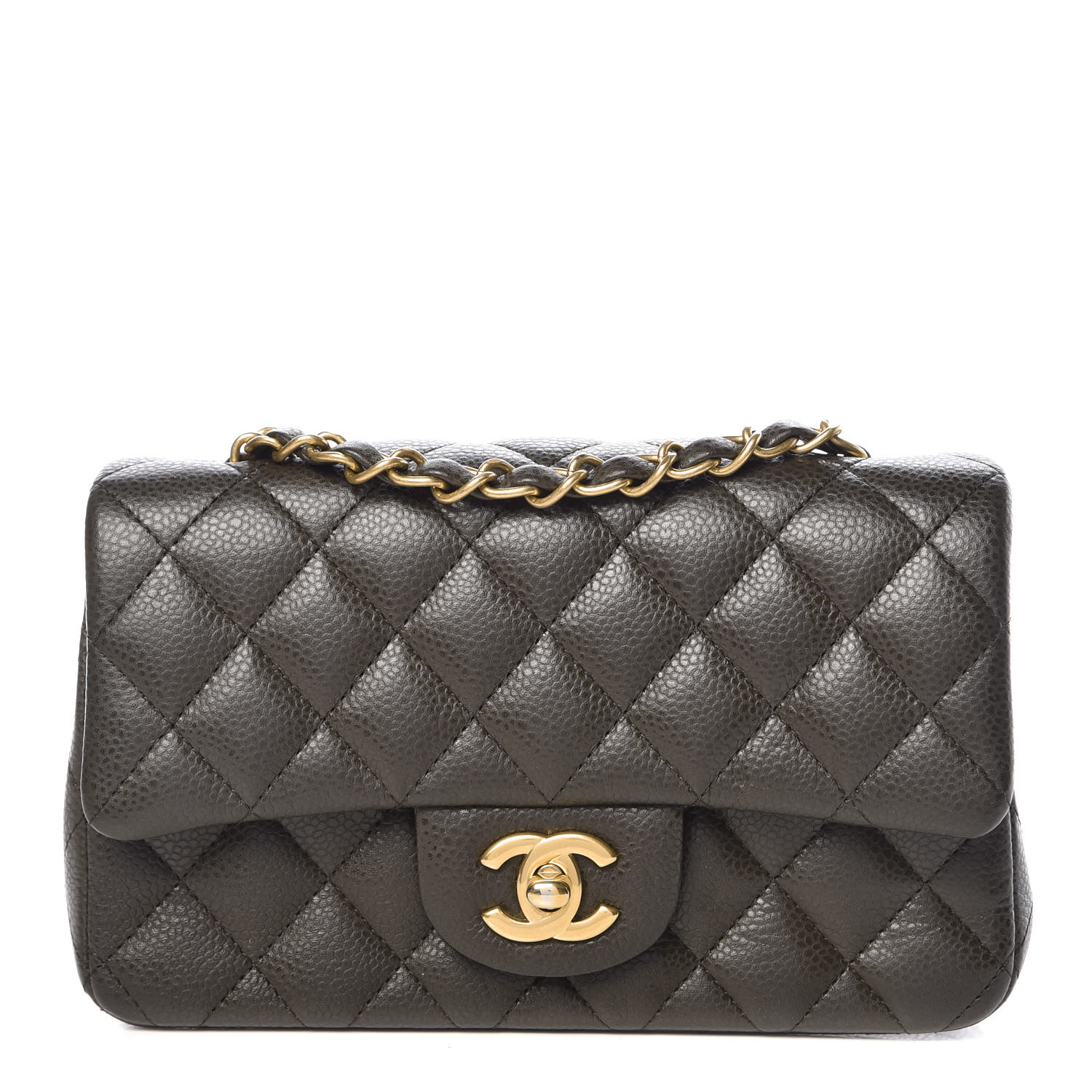 dark green chanel bag