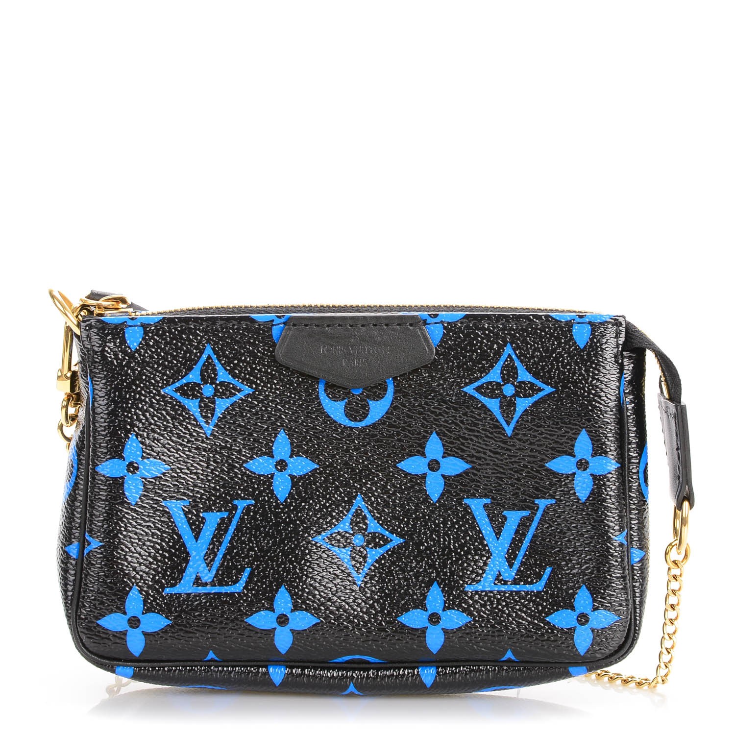 black and blue louis vuitton bag