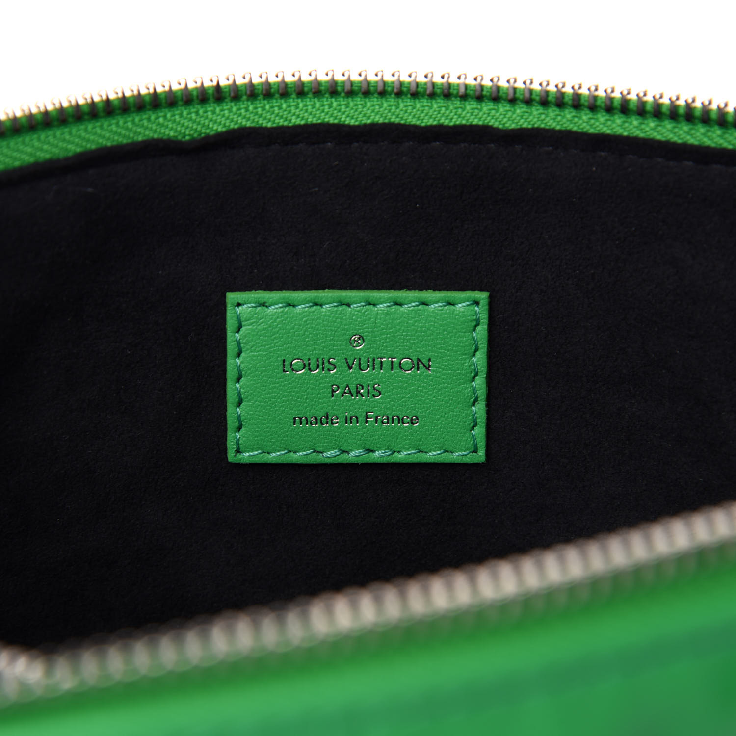 lv coussin bag green