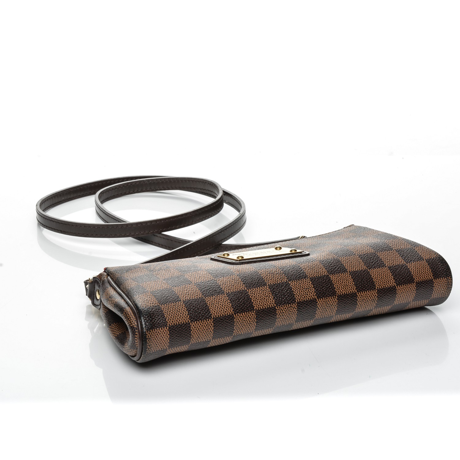 louis vuitton ebene eva clutch