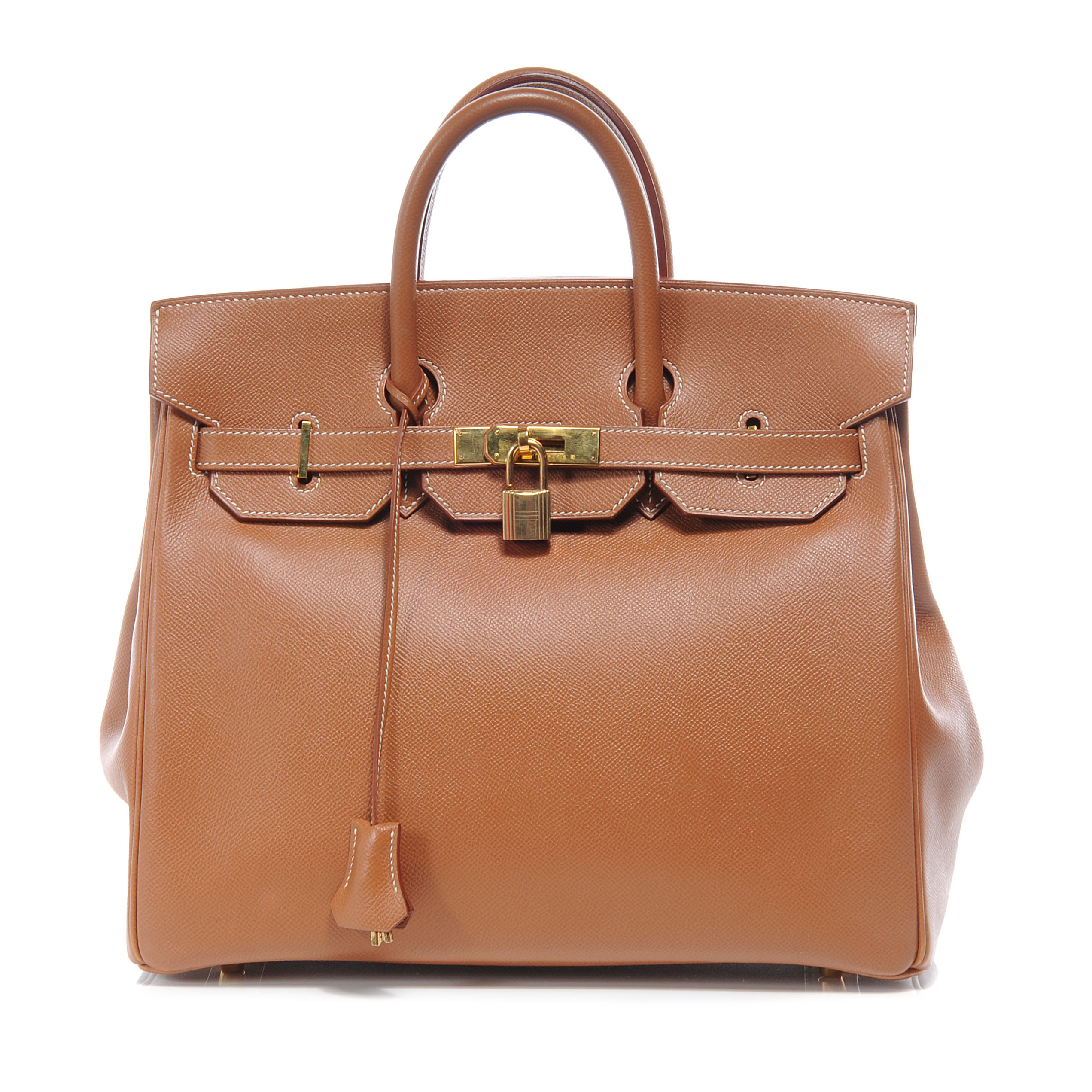 HERMES Courchevel HAC Birkin 32 Gold 55504