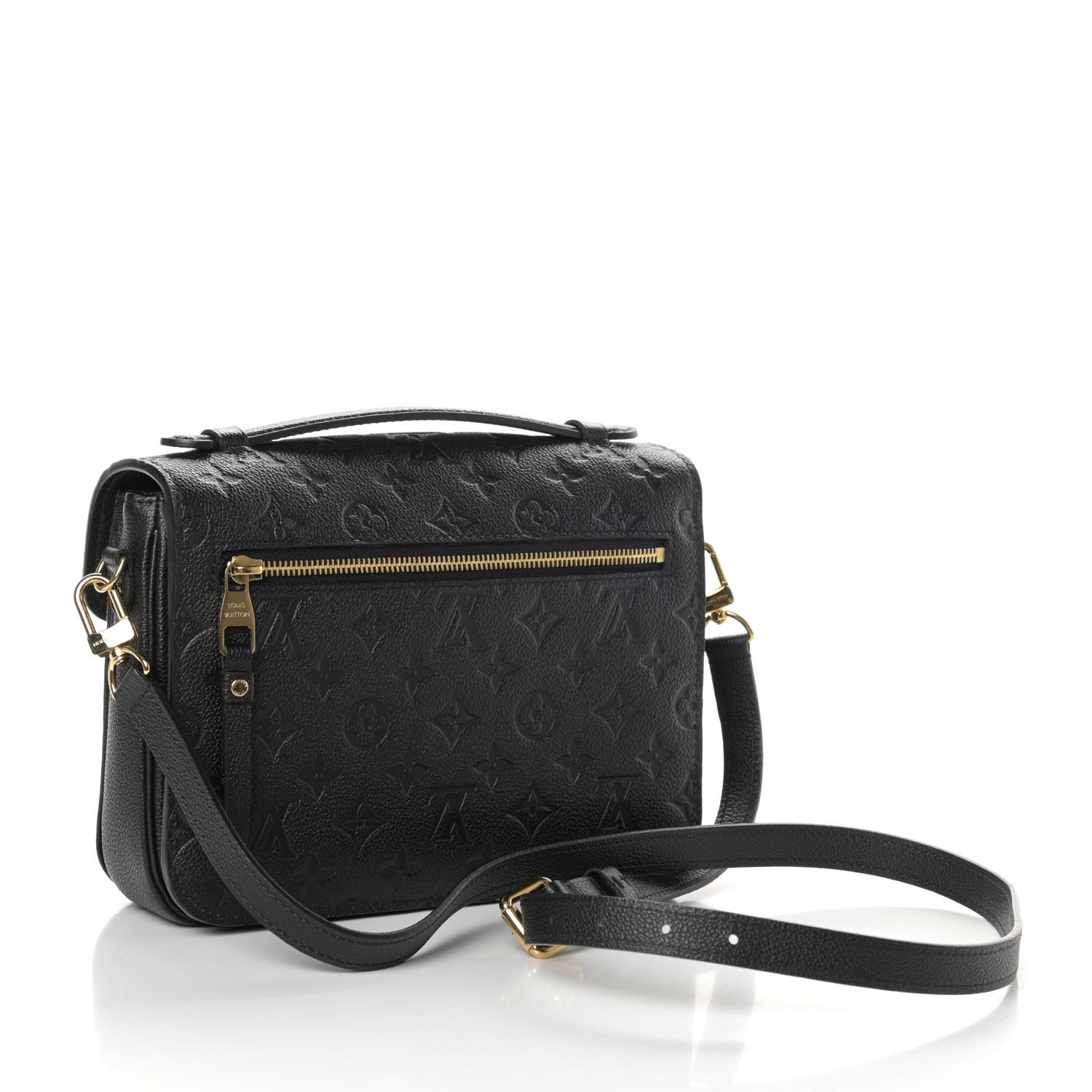 louis vuitton pochette metis empreinte black