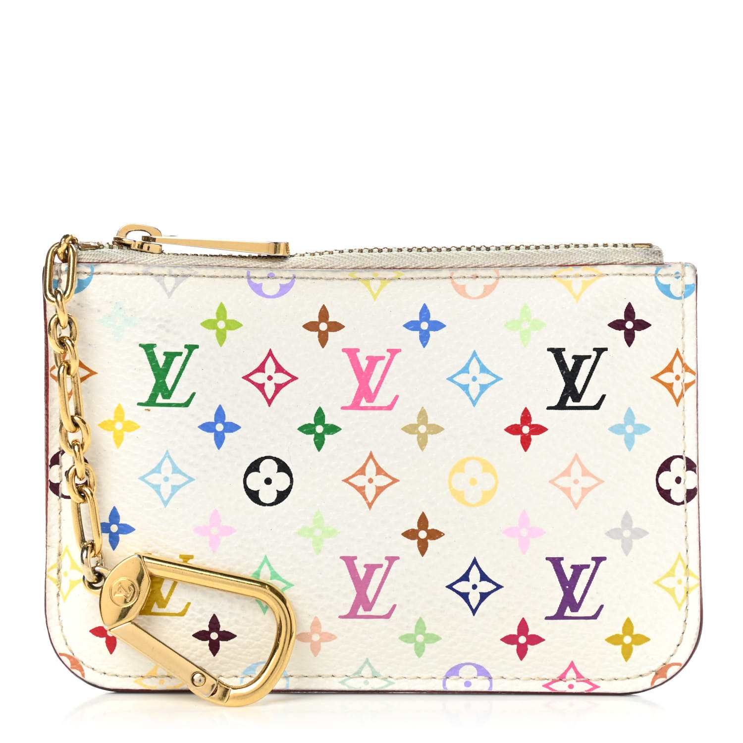 louis vuitton white rainbow purse