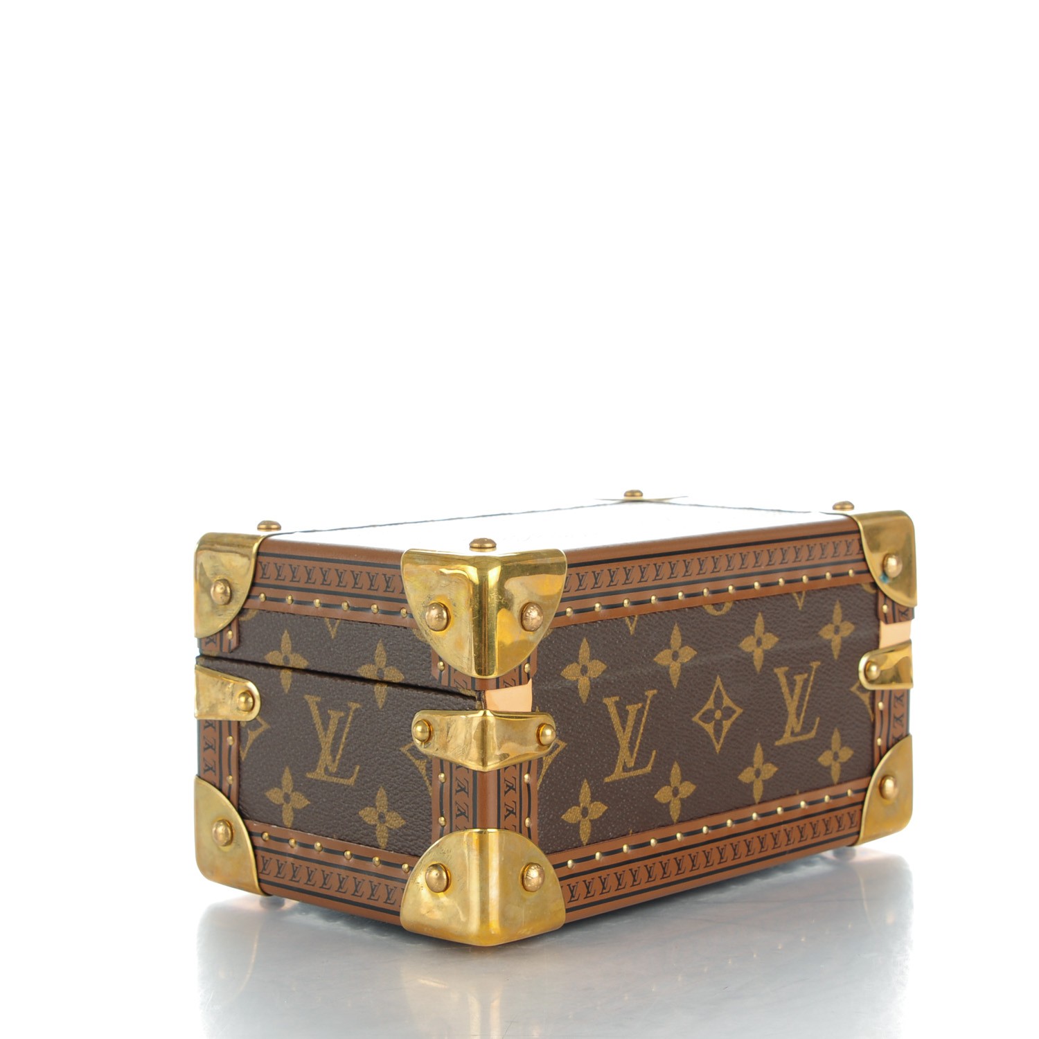 Louis Vuitton Purple Monogram Canvas Coffret Tresor 20 Jewelry Box