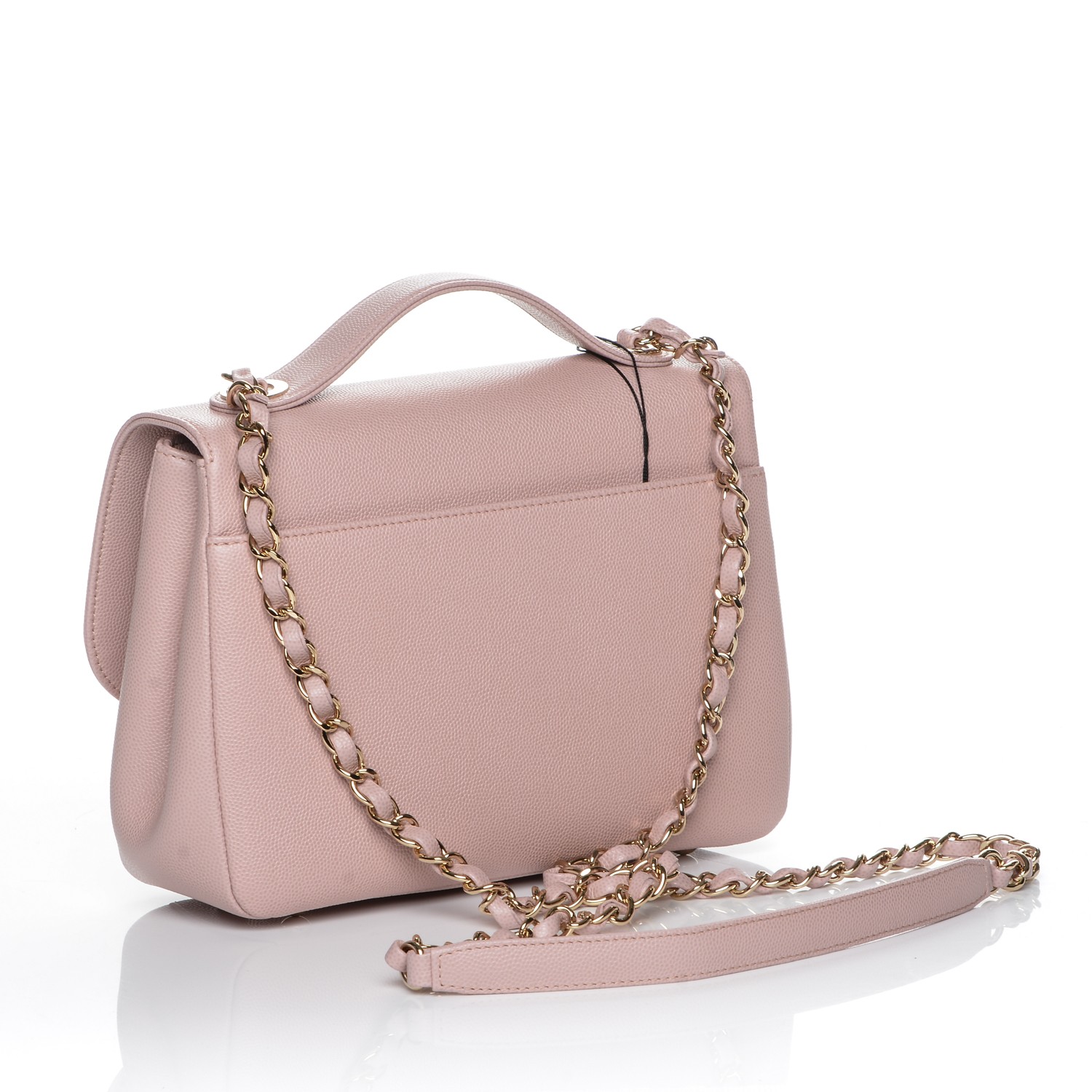 CHANEL Caviar Quilted Small Business Affinity Flap Light Pink 193725