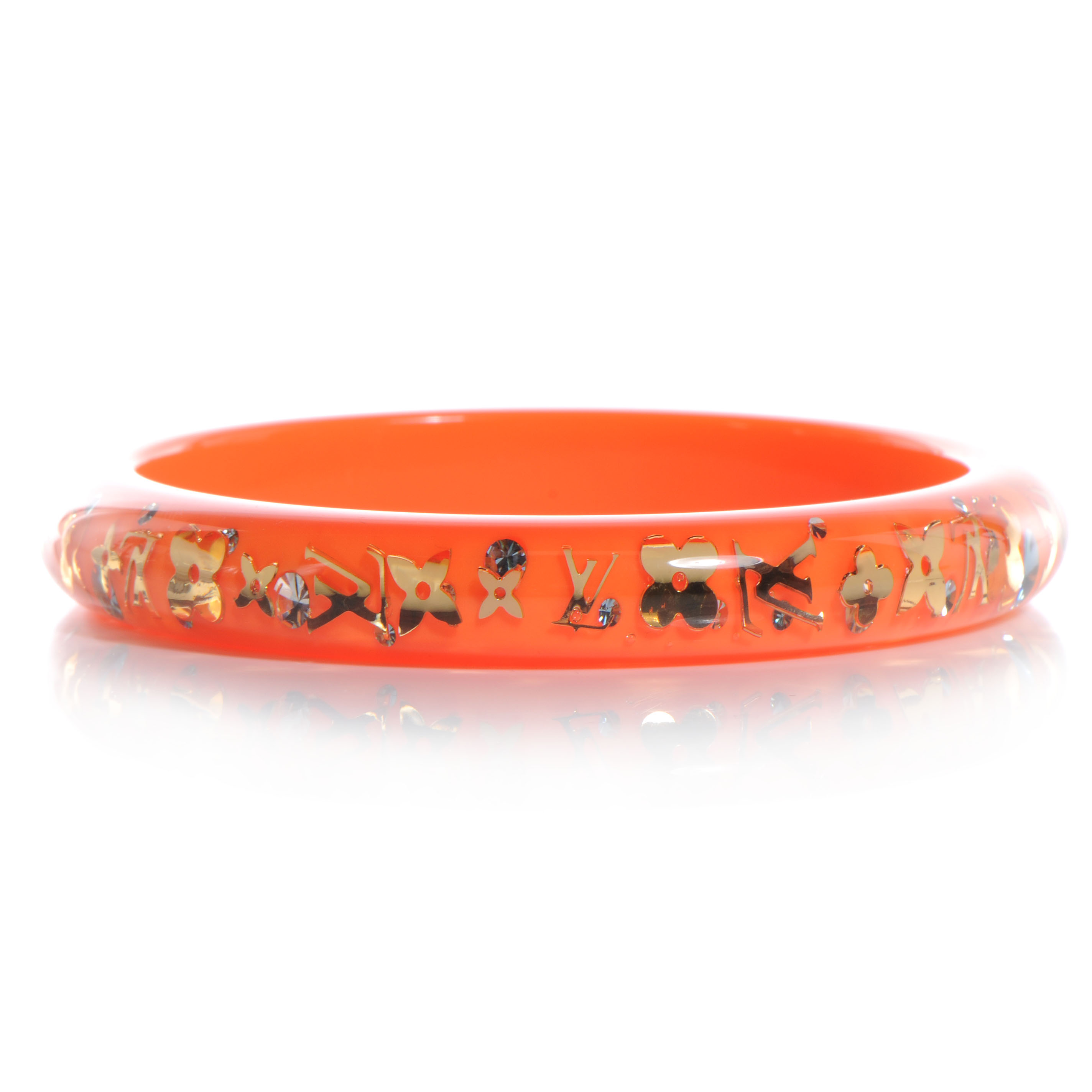 Resin Inclusion Bangle Bracelet (Authentic Pre-Owned)