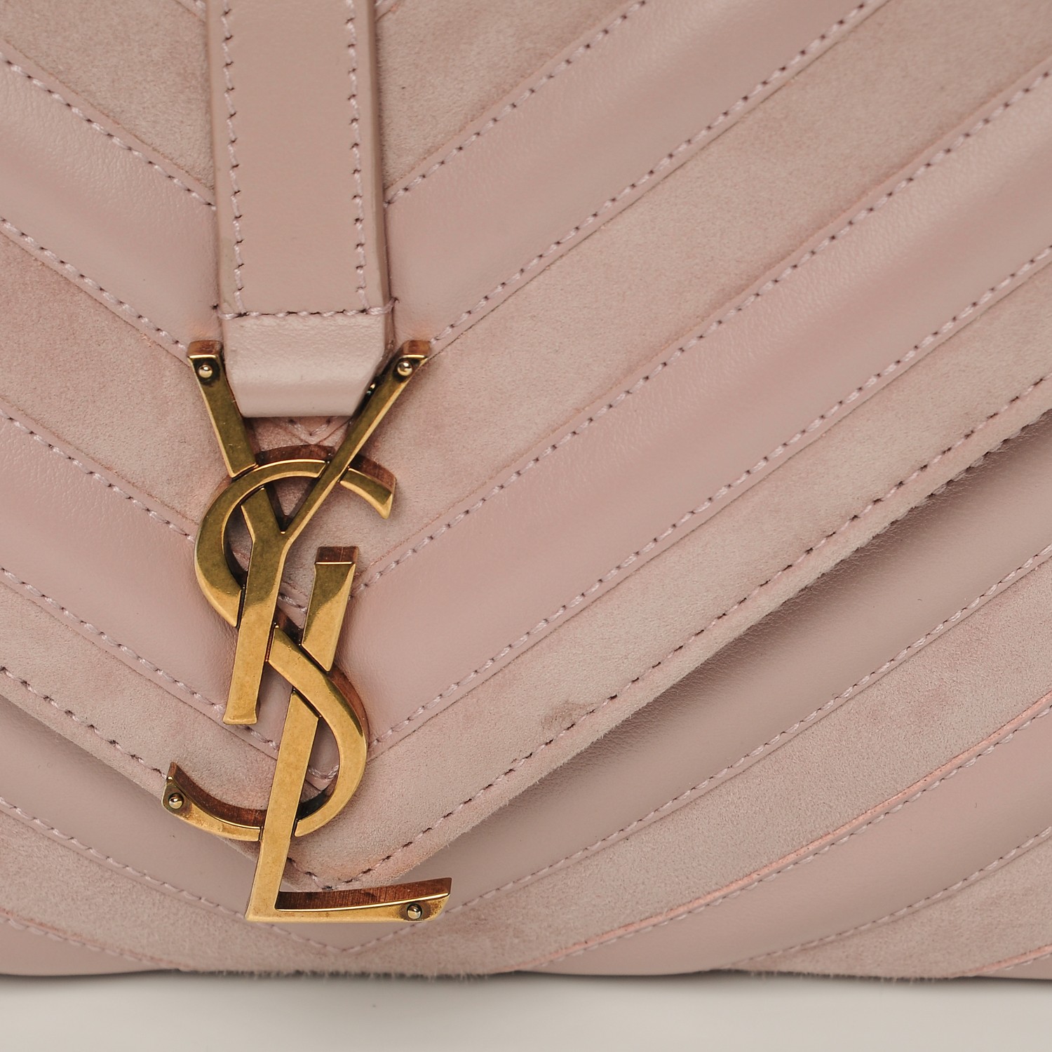 rose gold ysl bag