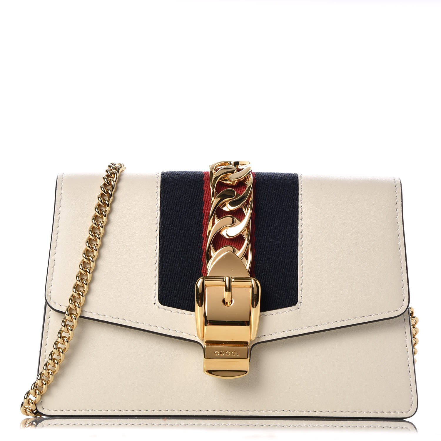 gucci sylvie small white