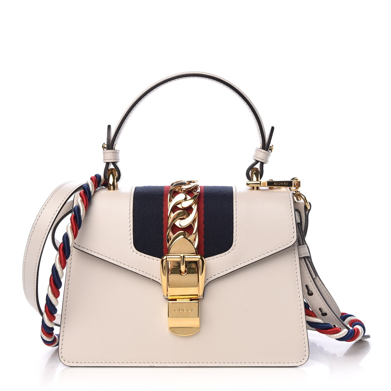 gucci sylvie small white