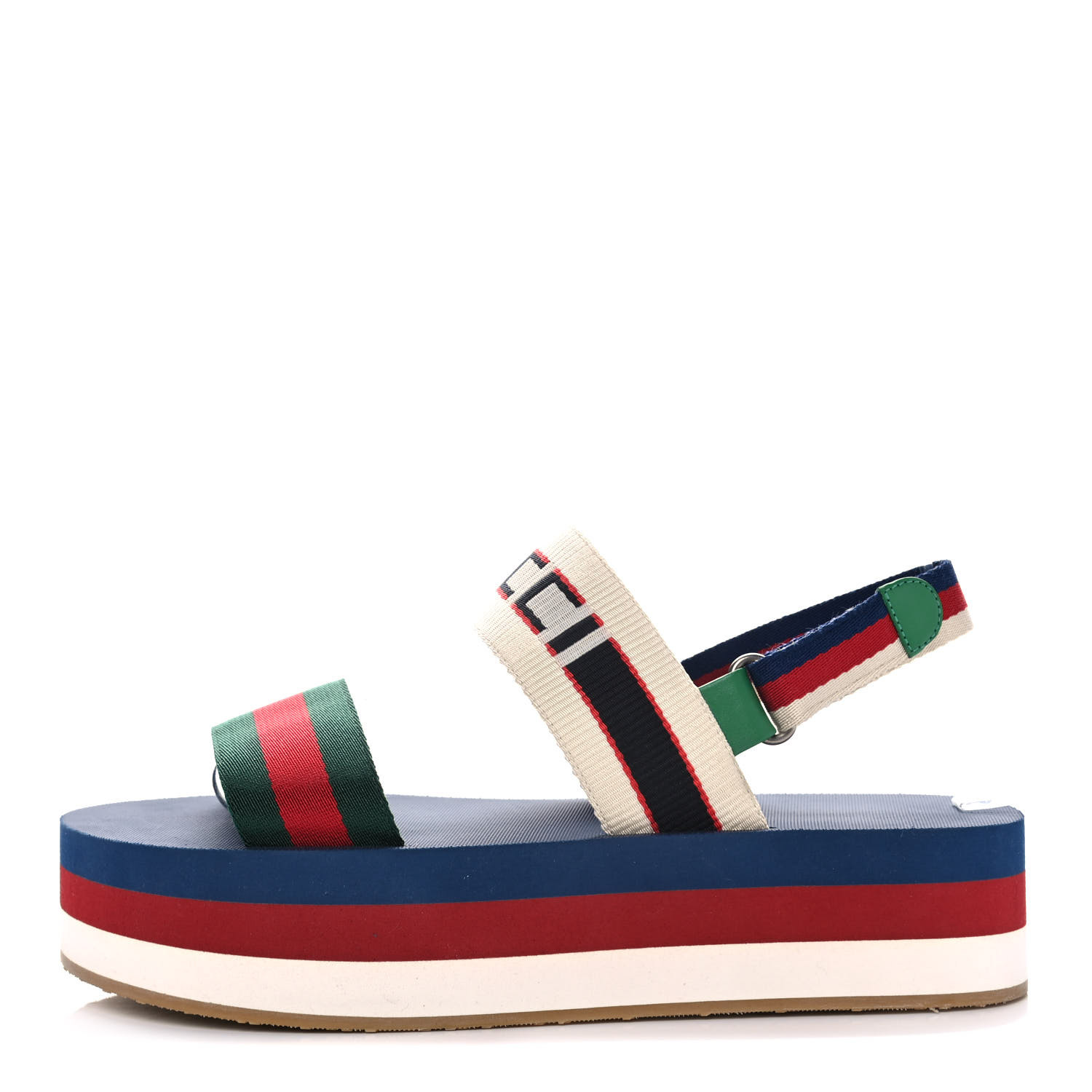 gucci logo platform sandals