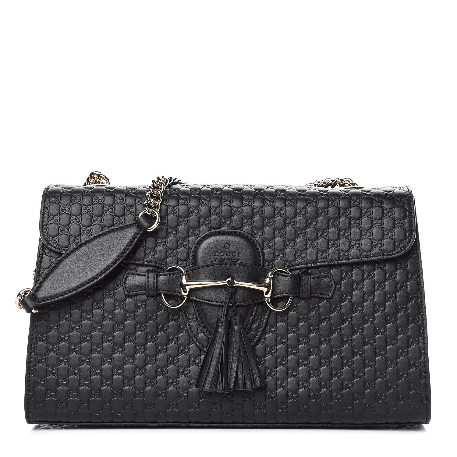 gucci microguccissima medium emily chain shoulder bag