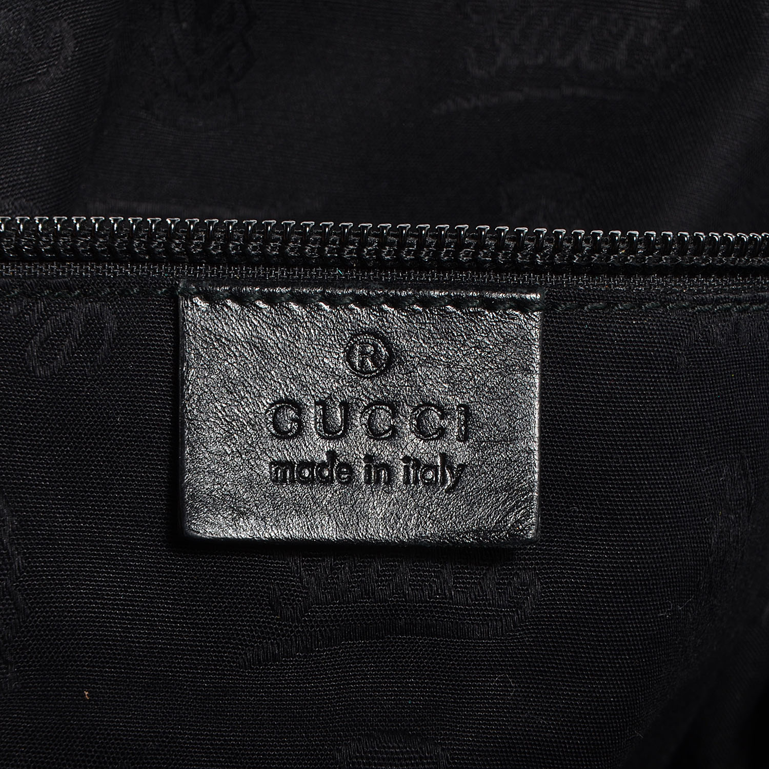 GUCCI Imprime Monogram Large Carry On Duffle Bag Black 74833