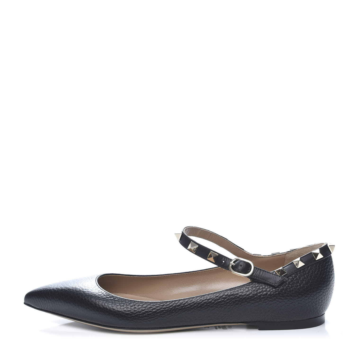 black ballerina shoes with ankle strap