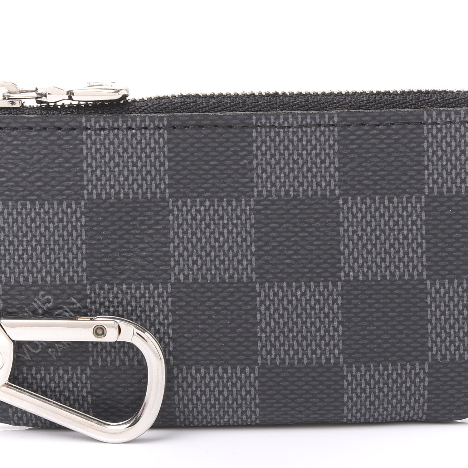 louis vuitton key pouch damier graphite