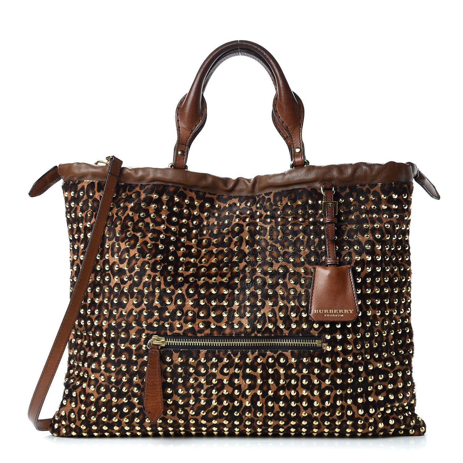 burberry studded tote
