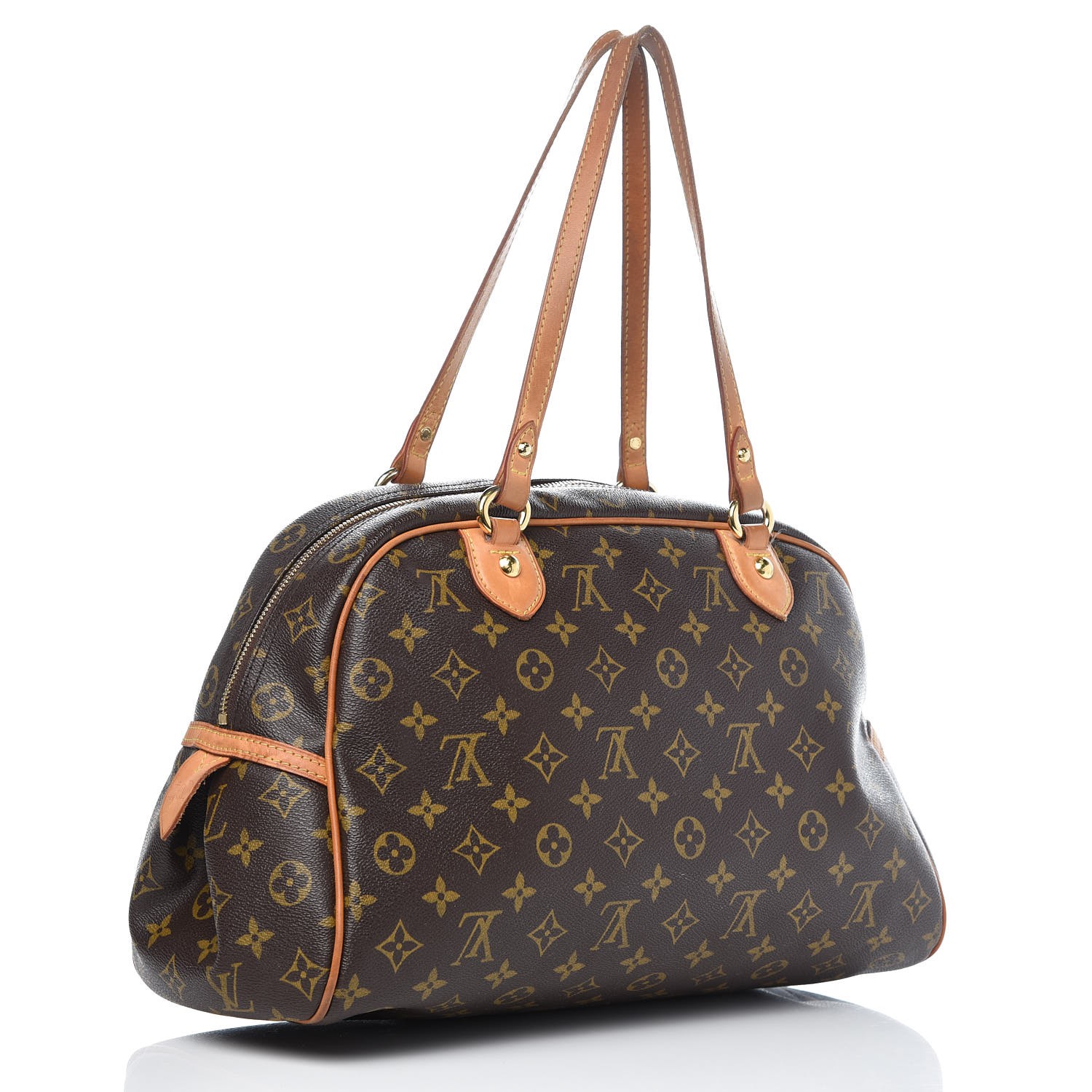 Louis Vuitton Montorgueil Brown Canvas Shoulder Bag (Pre-Owned)