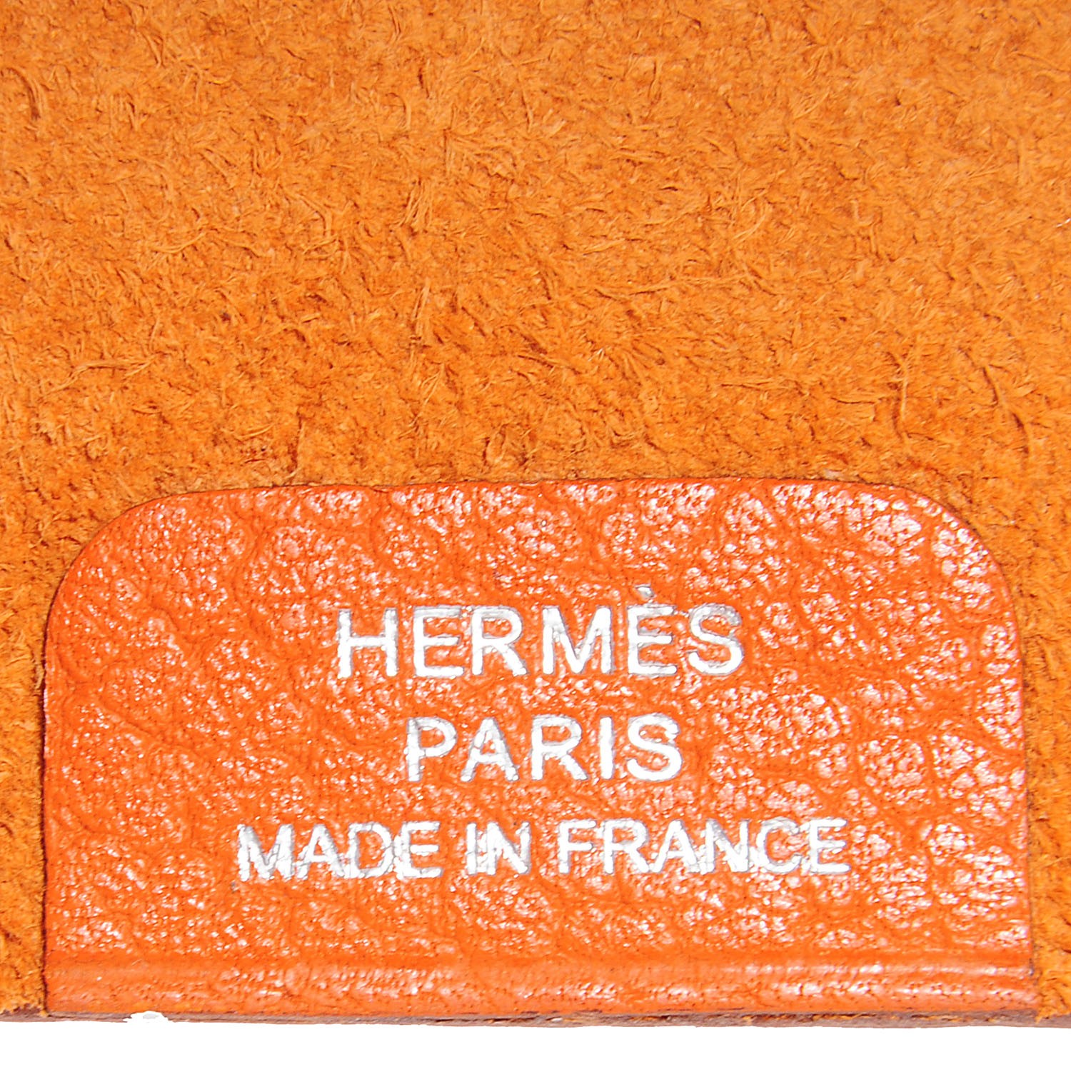 HERMES Togo Ulysse PM Notebook Cover Orange 91164