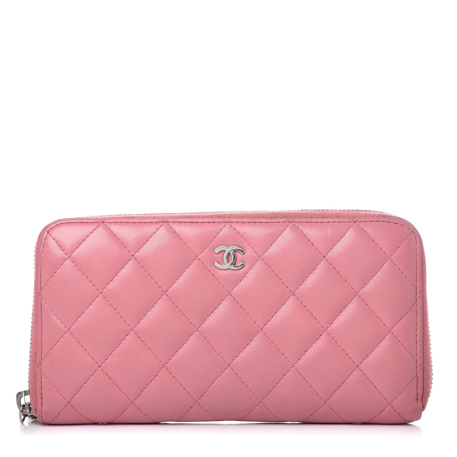 chanel wallet with pink inside