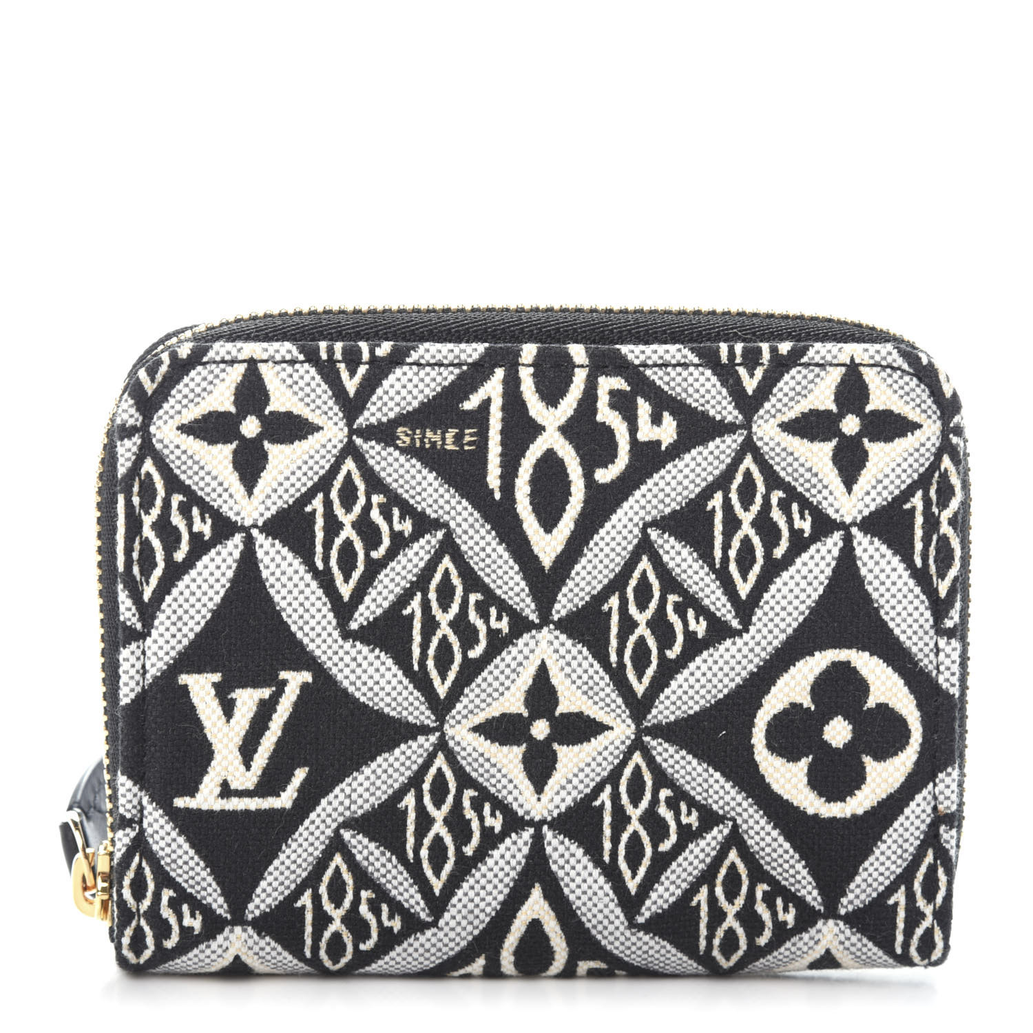 Louis Vuitton Jacquard Since 1854 Zippy Coin Purse Grey Fashionphile