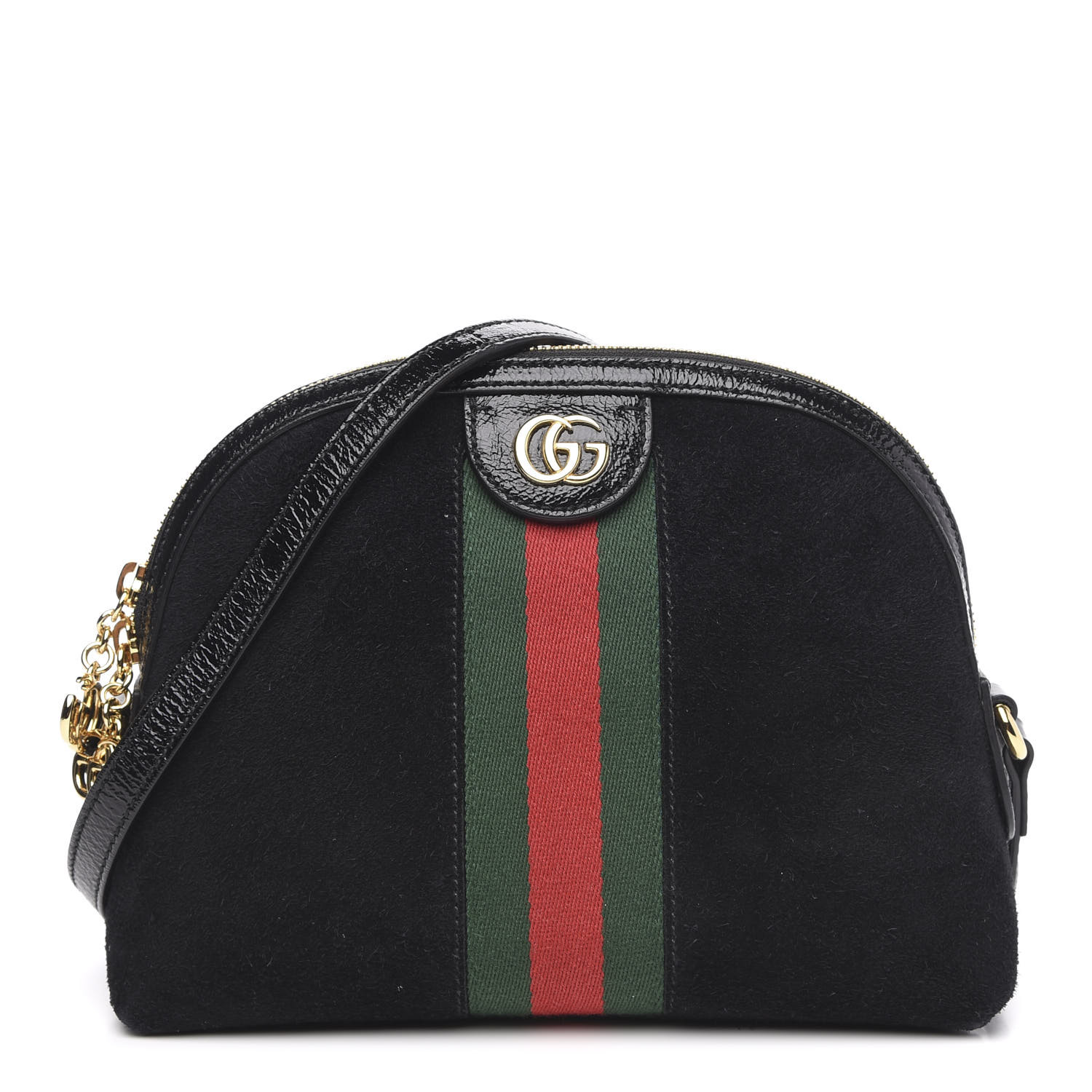 gucci ophidia shoulder bag black suede