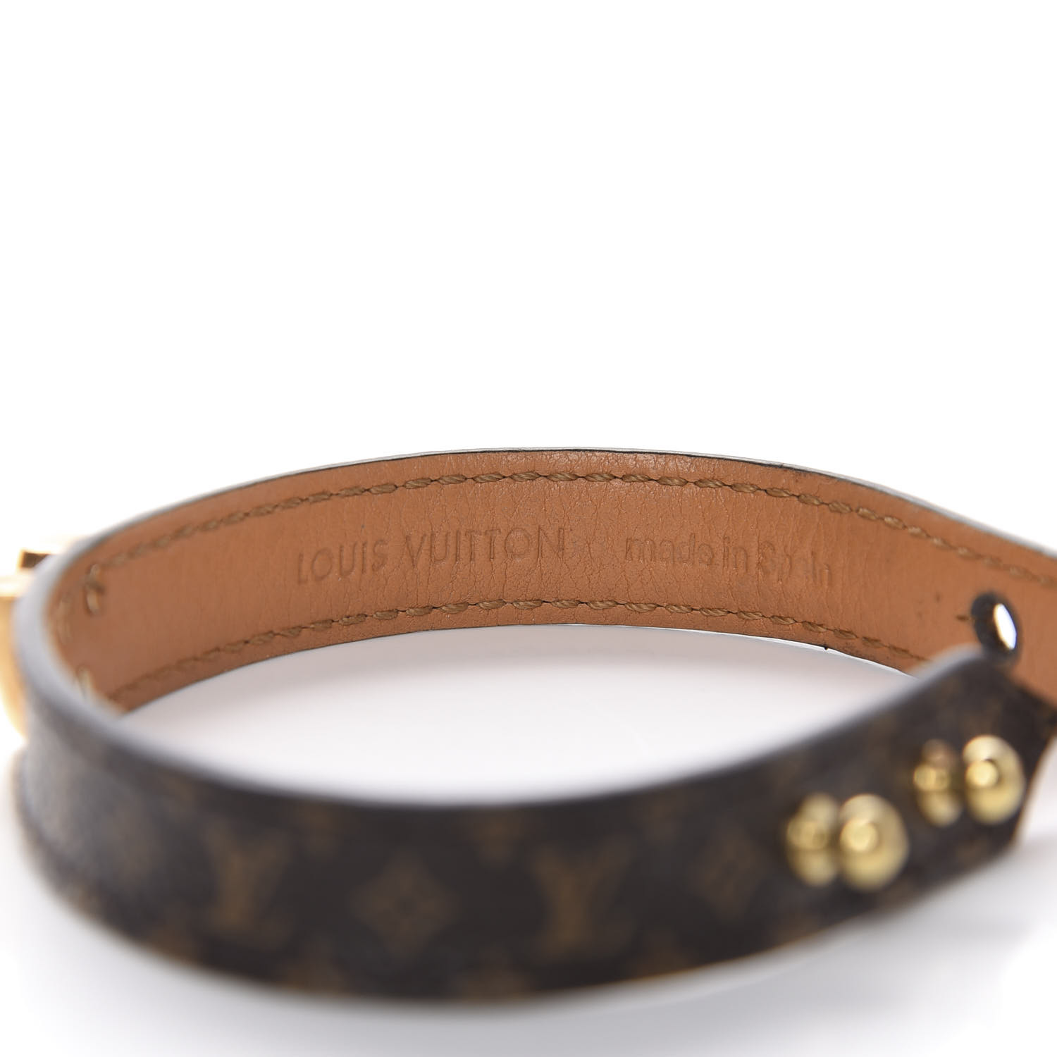 LOUIS VUITTON Monogram Essential V Bracelet 19 632125 | FASHIONPHILE