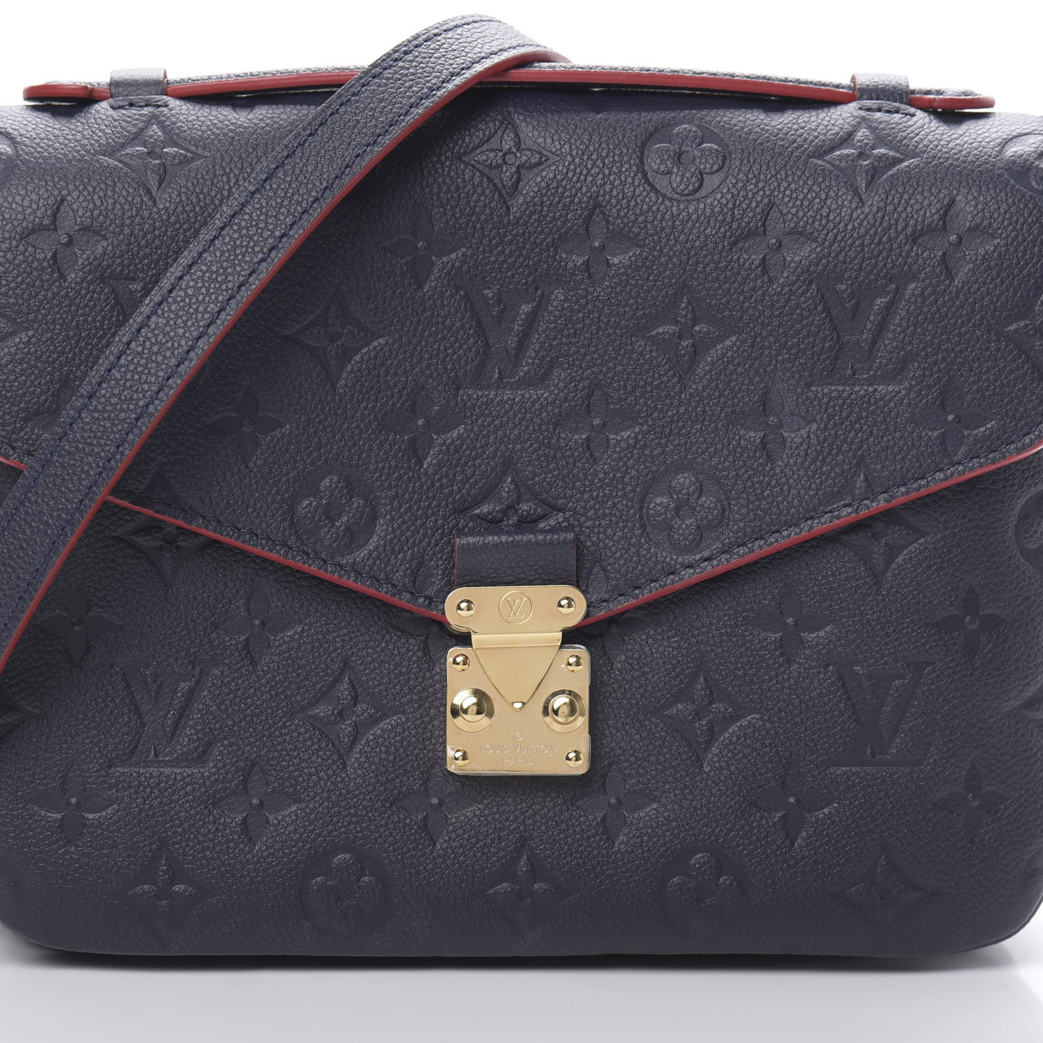 louis vuitton empreinte pochette metis marine rouge