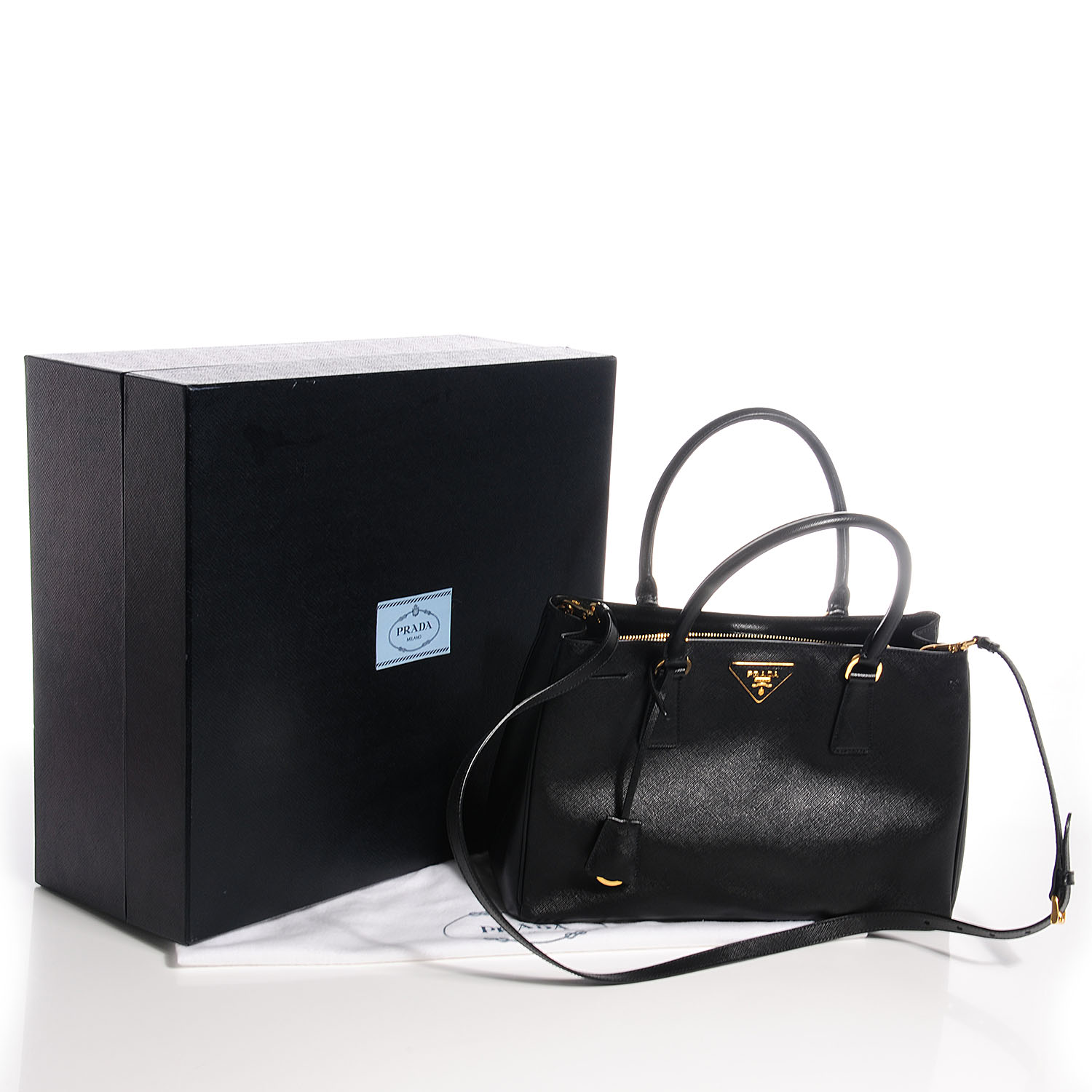 prada saffiano lux 25