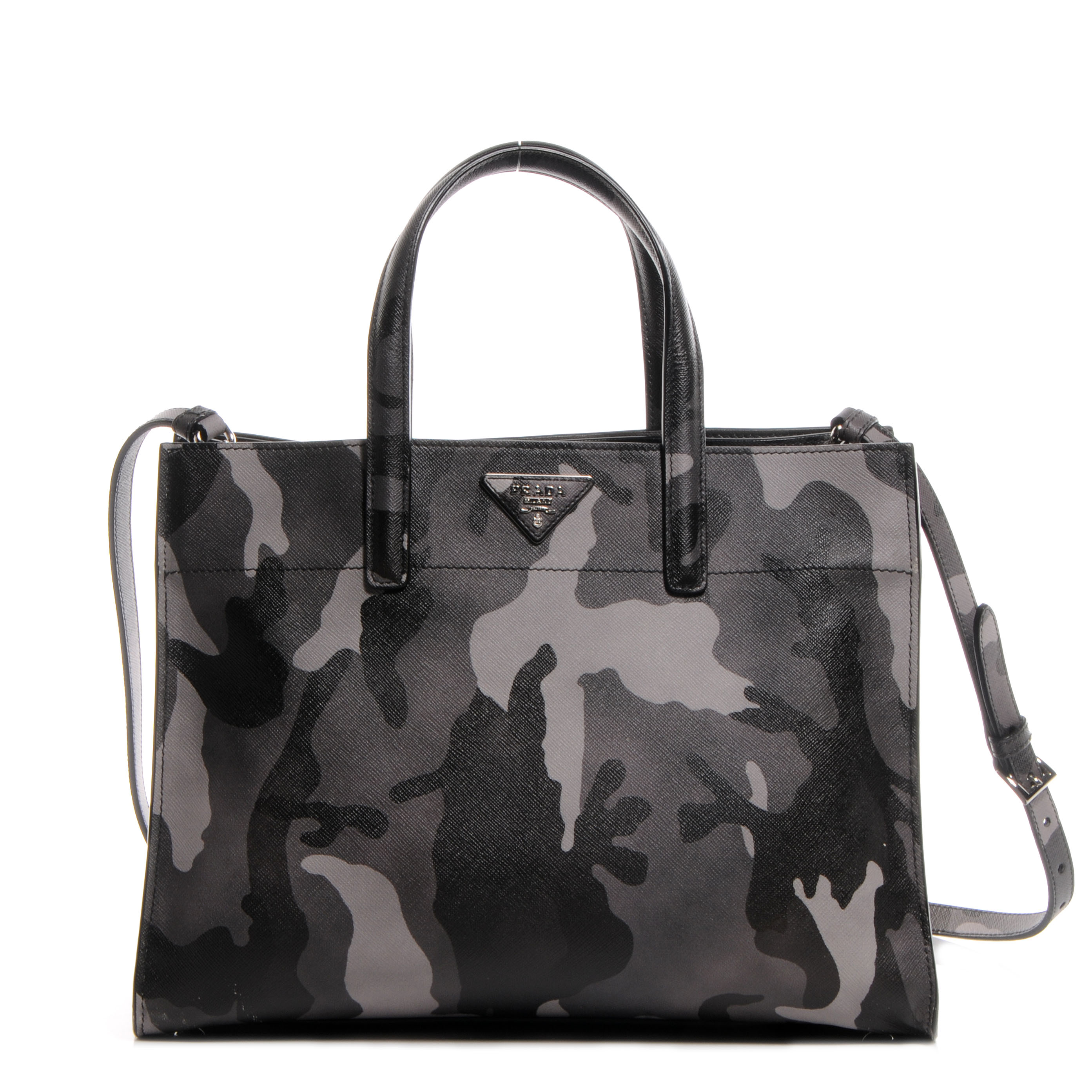 prada camouflage tote