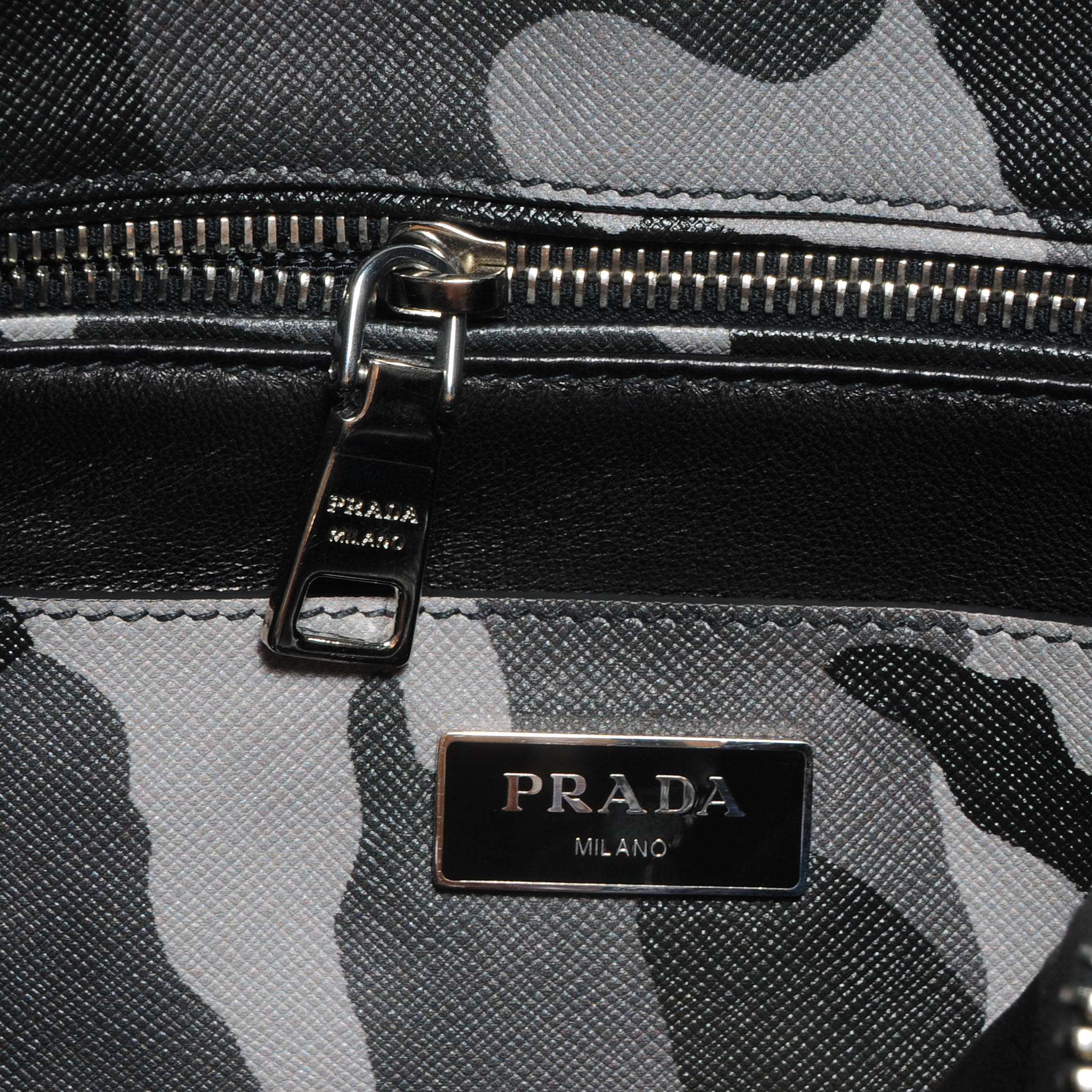 prada camouflage tote