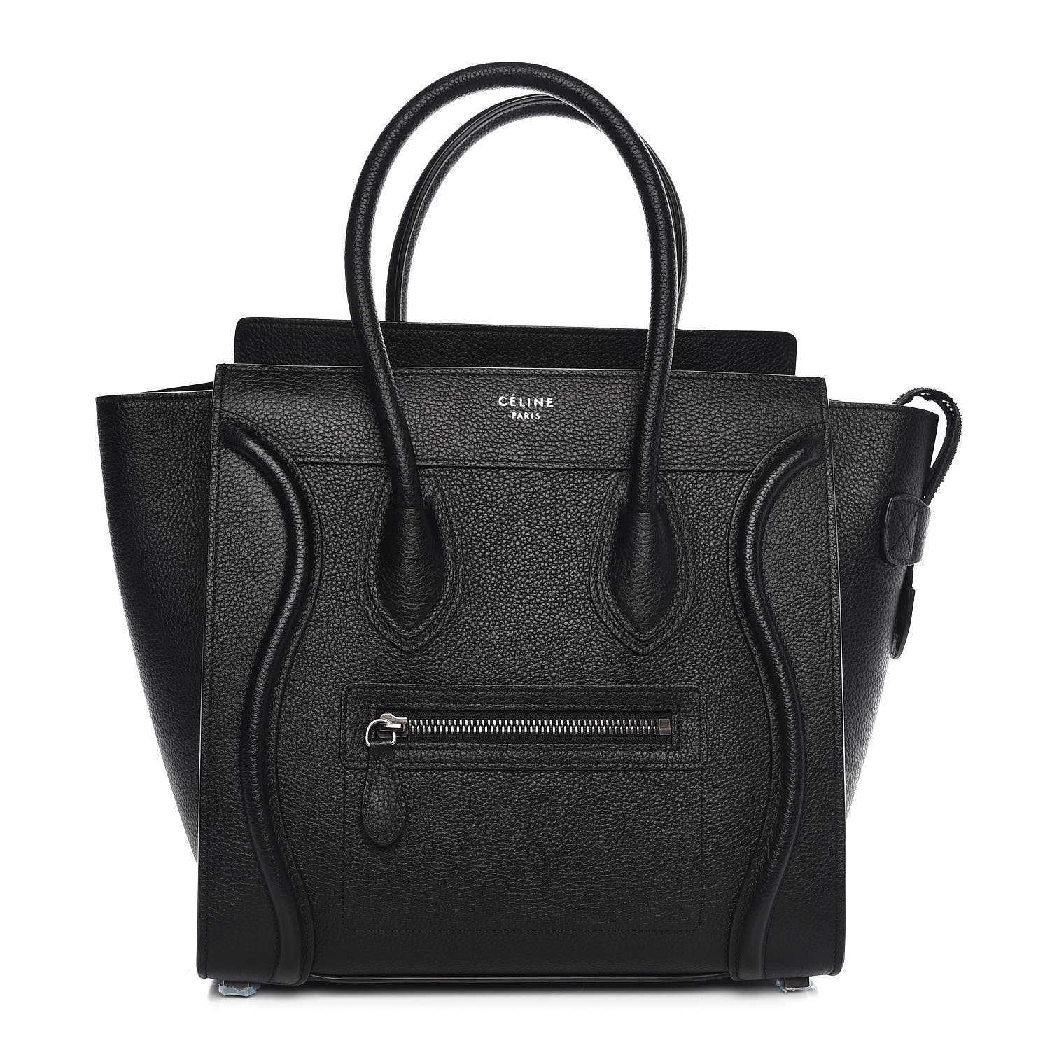 celine micro luggage drummed calfskin