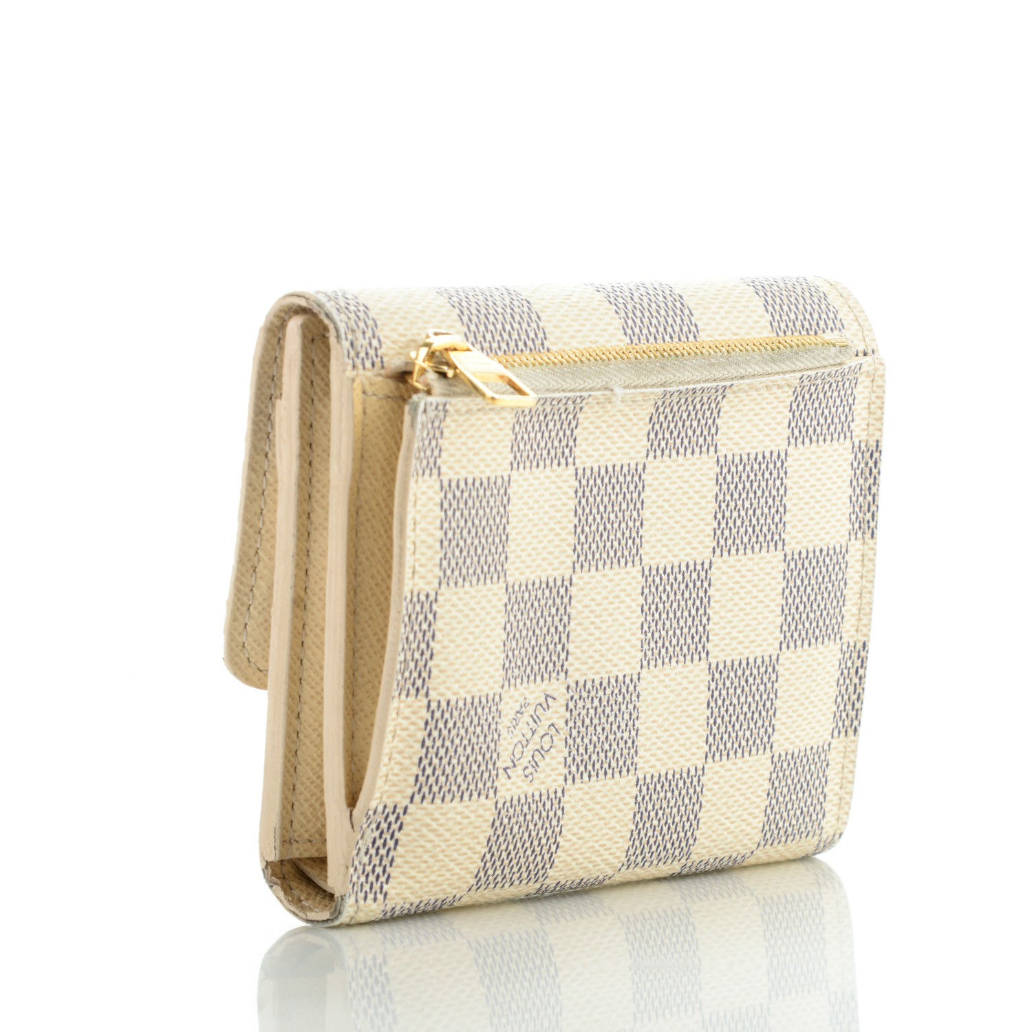 Zoe Wallet Damier and Leather